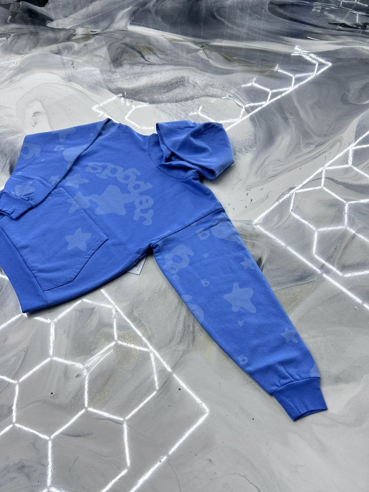 Sp5der Sp5der Beluga V2 Hoodie Dusty Blue Size M Size US M / EU 48-50 / 2 - 3 Thumbnail