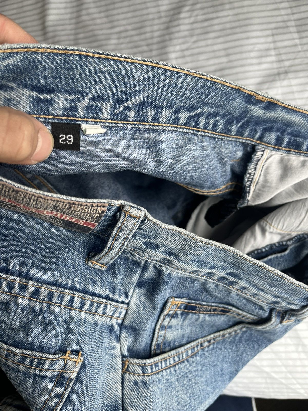Other Brams Paris Denim Cargo Shorts Size 29" - 3 Thumbnail
