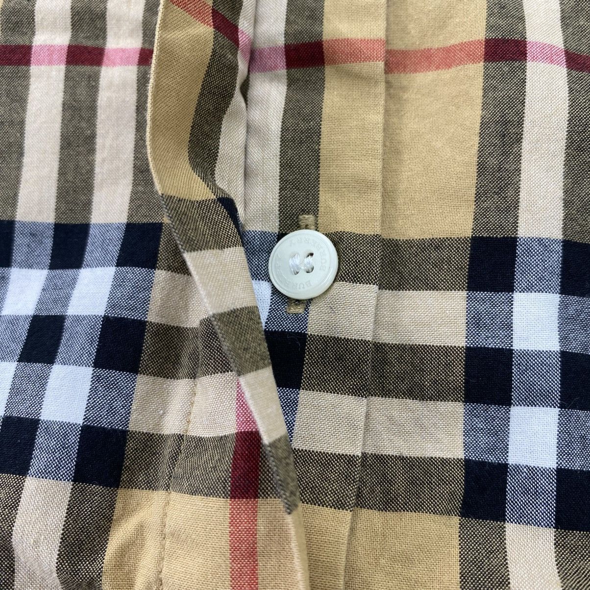 Burberry Burberry London Nova Check Plaid Button Up Shirt Luxury Size US S / EU 44-46 / 1 - 7 Thumbnail