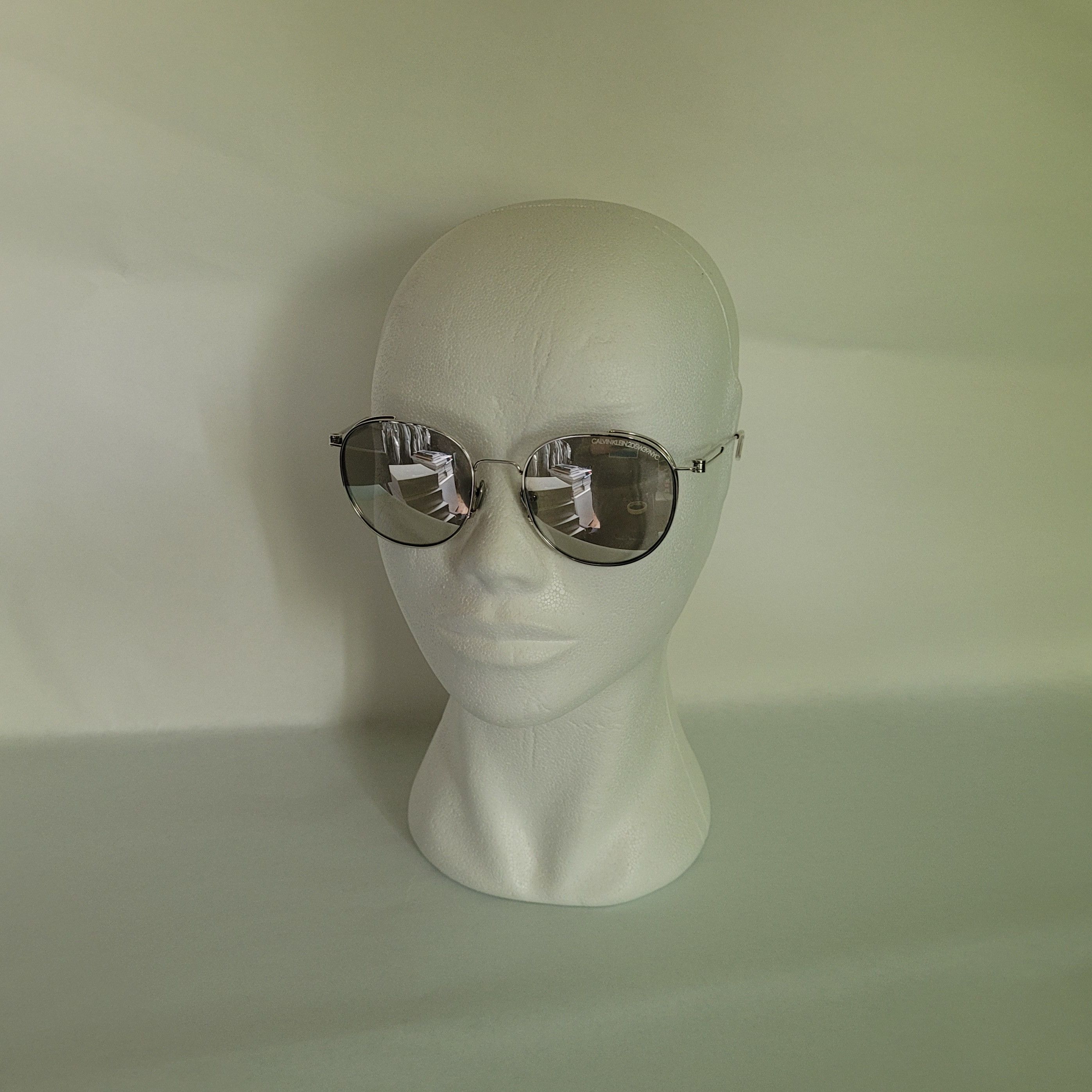 Calvin Klein × Calvin Klein 205W39NYC × Raf Simons Calvin Klein 205W39NYC by Raf Simons titanium sunglasses Size ONE SIZE - 5 Thumbnail