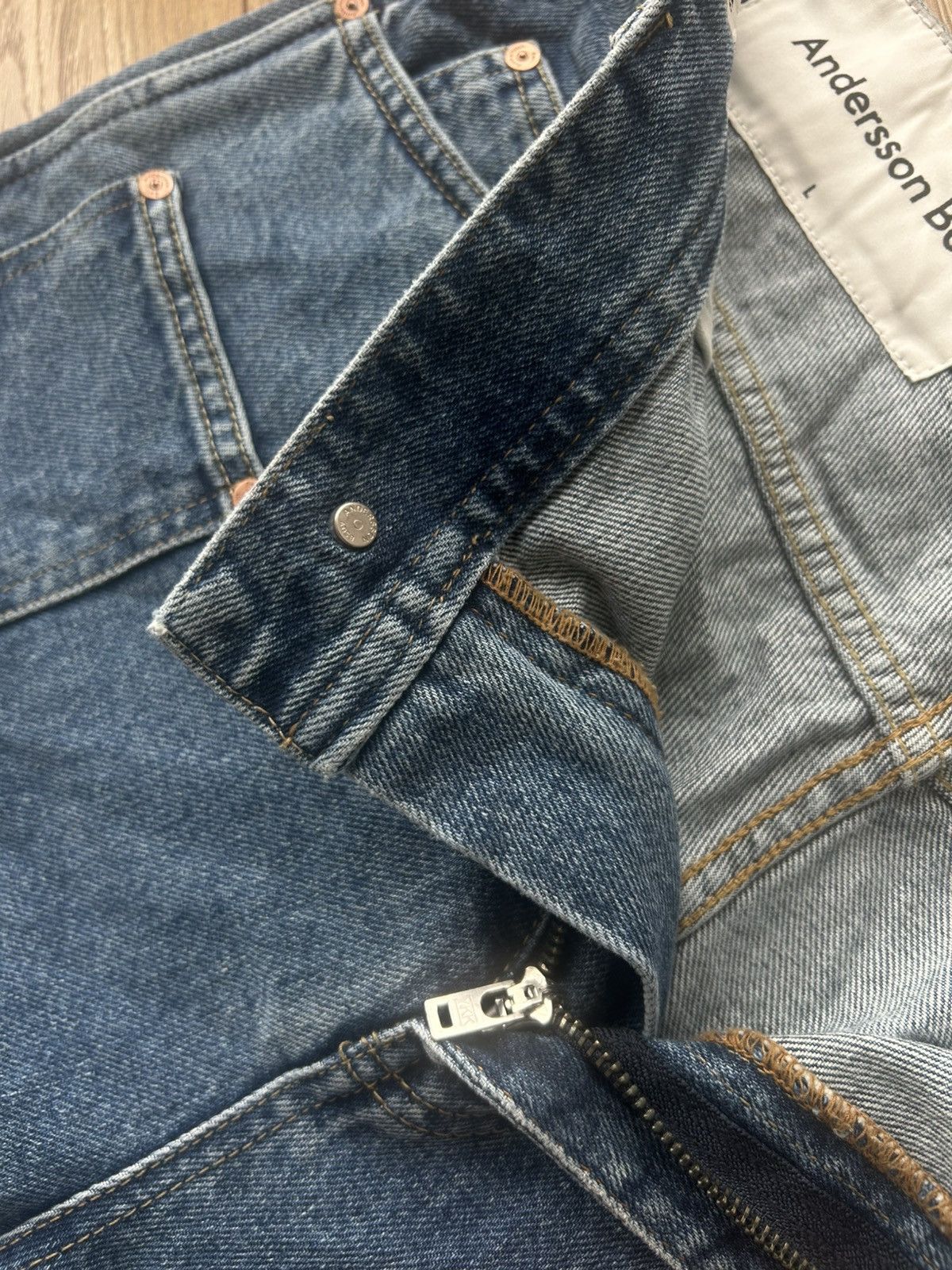 Andersson Bell Andersson bell FILM ARCHIVE WIDE-LEG ARTWORK JEANS Y2K baggy Size US 34 / EU 50 - 6 Thumbnail