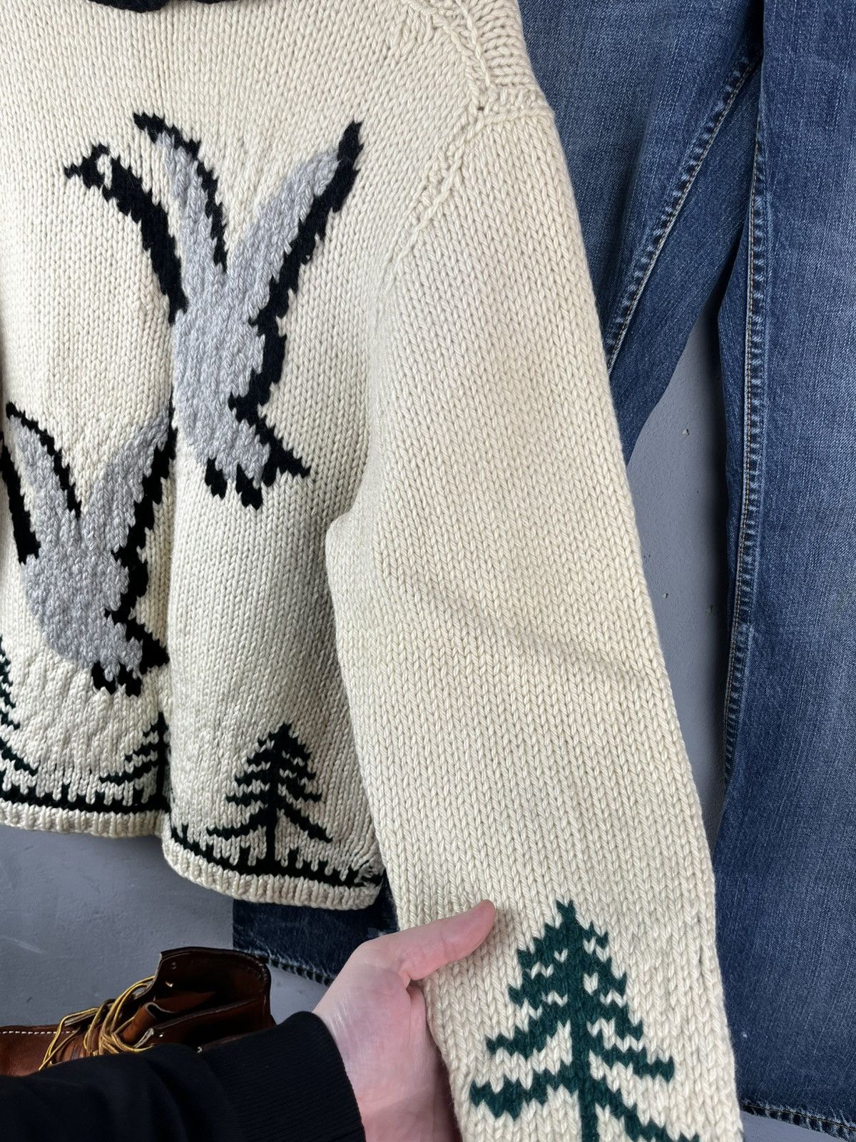 Vintage Western sweater vintage 90s usa cowboy Size US L / EU 52-54 / 3 - 10 Thumbnail