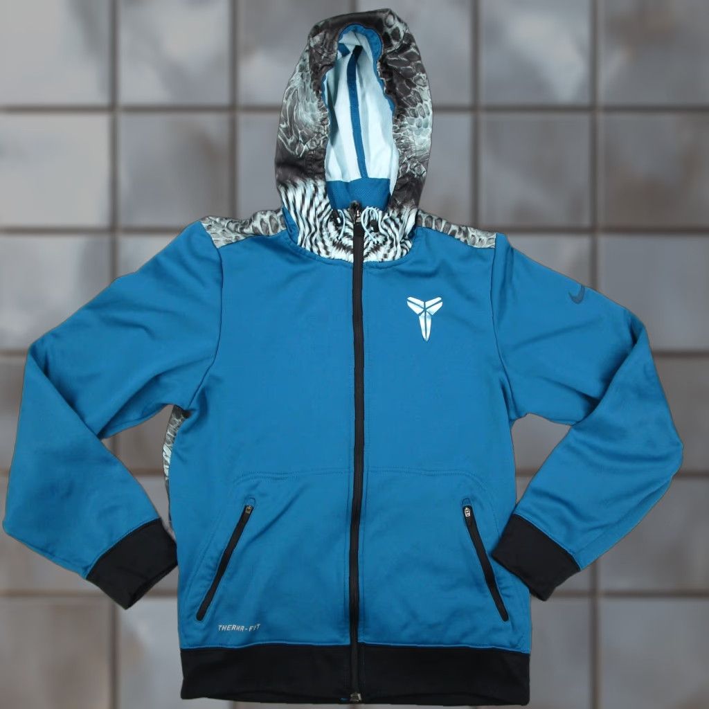 Nike Nike Kobe Therma-FIT Hoodie Mens Small Blue Full Zip Mamba Basketball Fleece Size US S / EU 44-46 / 1 - 1 Thumbnail