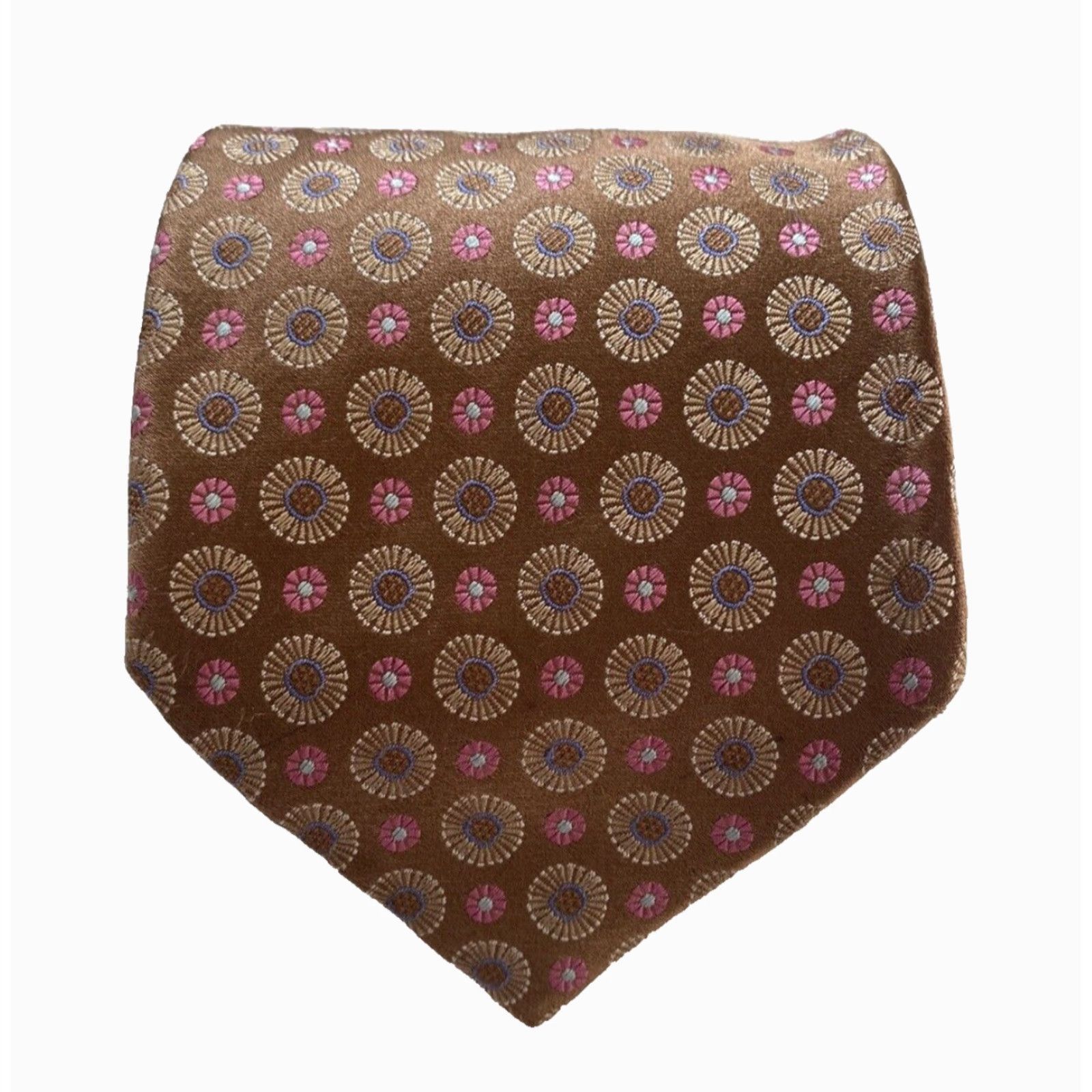 Ermenegildo Zegna Ermenegildo Zegna Silk Tie Men’s Floral Foulard Made in Italy Copper 3.75" Wide Long 61.75" Silk Tie Pre-owned in great condition Mens Size ONE SIZE - 2 Thumbnail