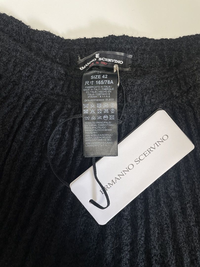 Ermanno Scervino ERMANNO SCERVINO Wool Blend Longuette Skirt Size 28" / US 6 / IT 42 - 8 Thumbnail