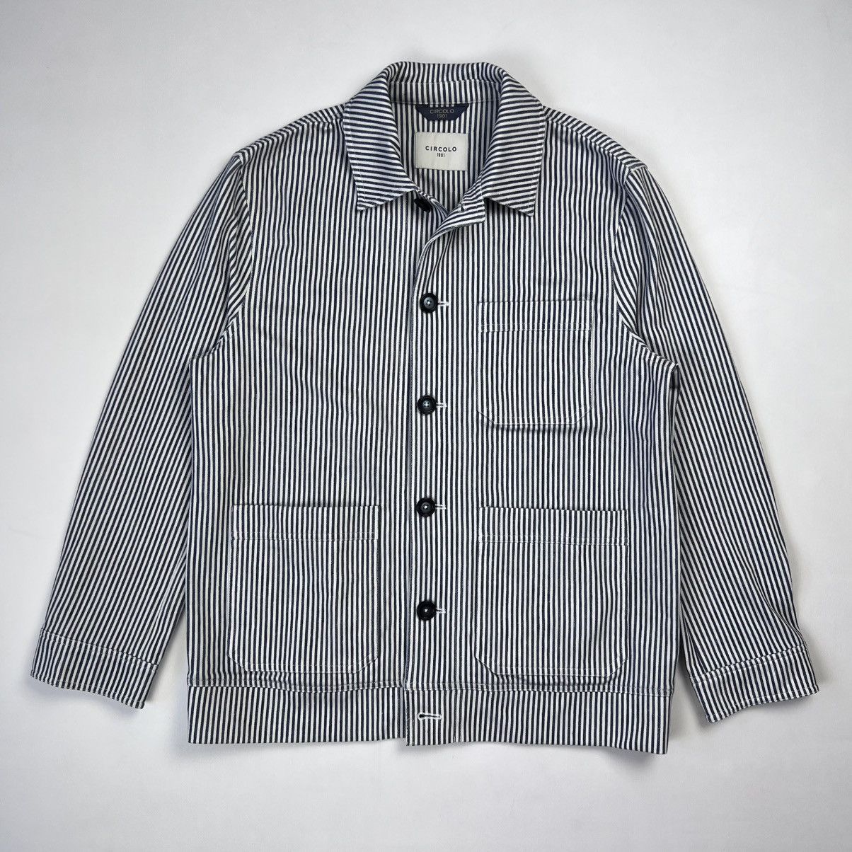 Circolo 1901 Circolo 1901 thinstripped work jacket Size M / US 6-8 / IT 42-44 - 2 Thumbnail