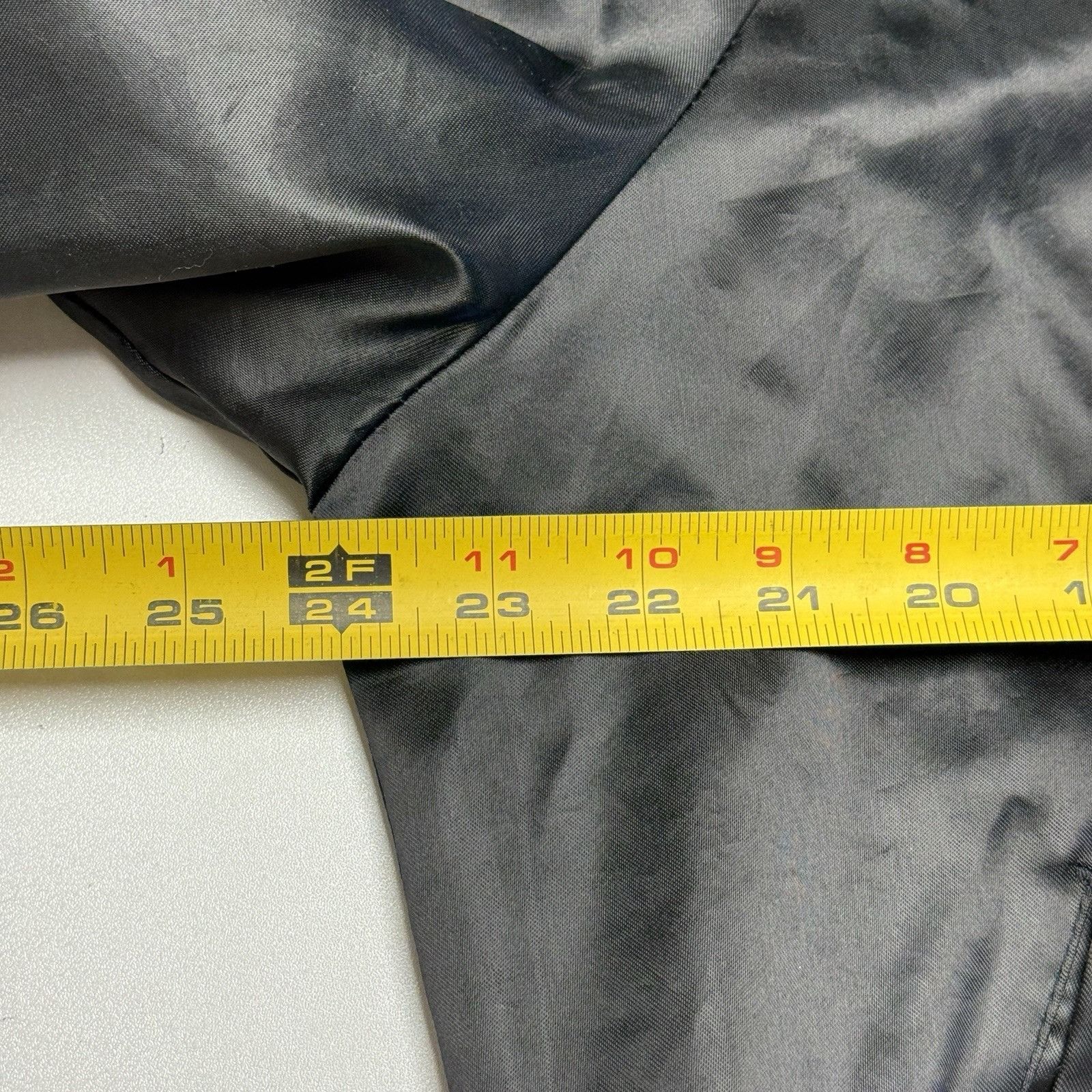 Vintage Vintage 80s Treasure Bay Casino Satin Jacket Black Snap Bomb Size US L / EU 52-54 / 3 - 11 Thumbnail