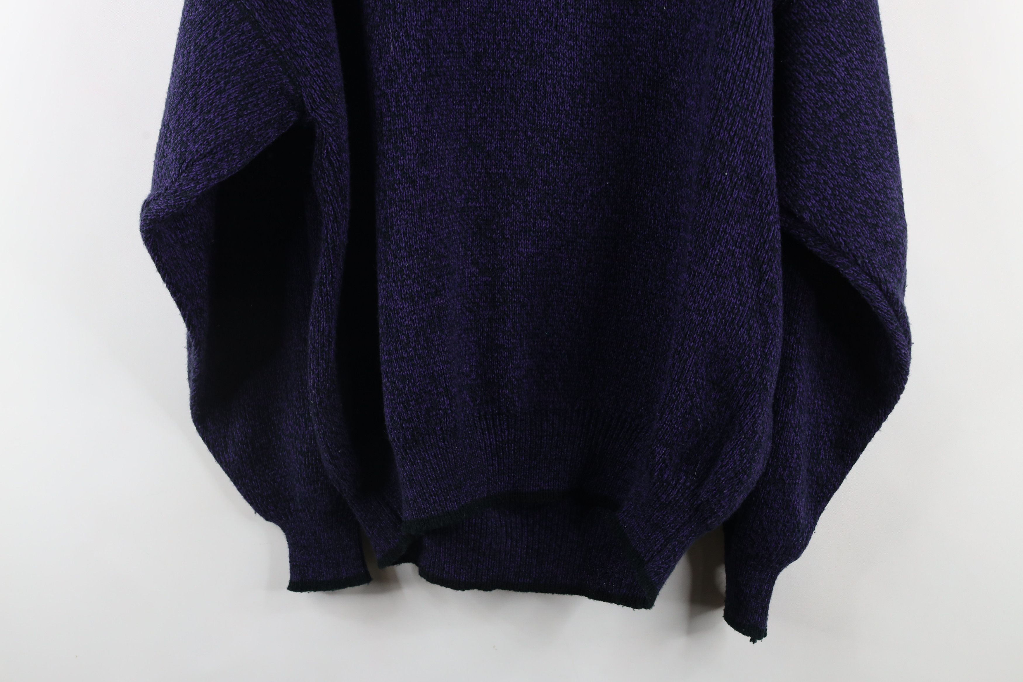Vintage Vintage 90s IOU Streetwear Legendary Knit Mock Neck Sweater Size US L / EU 52-54 / 3 - 8 Thumbnail