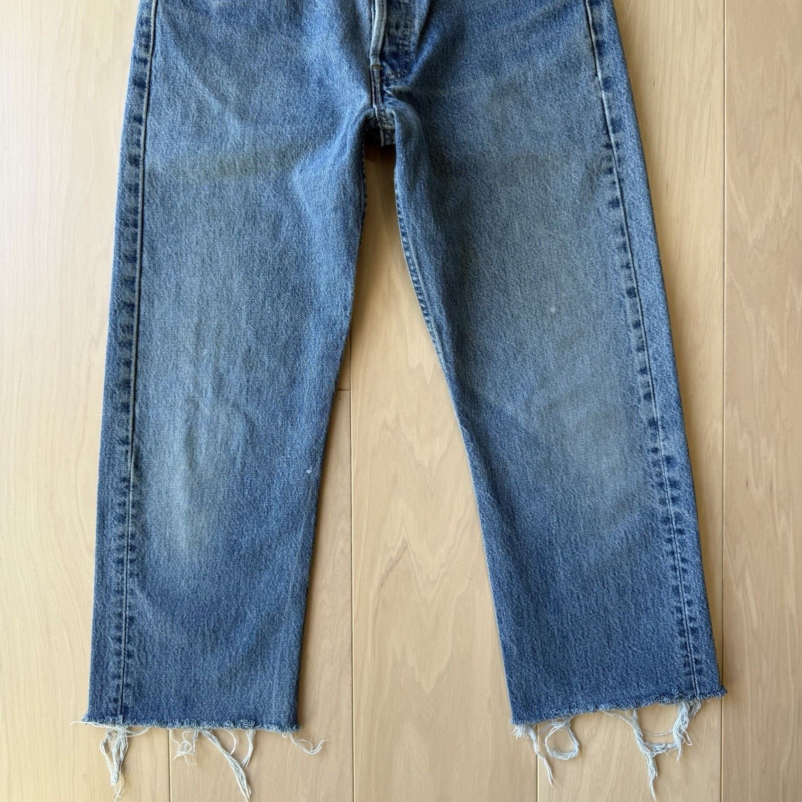 Levi's × Vintage Vintage Levis 501 Jeans 29 Blue 90s Medium Wash Made USA Size US 29 - 4 Thumbnail