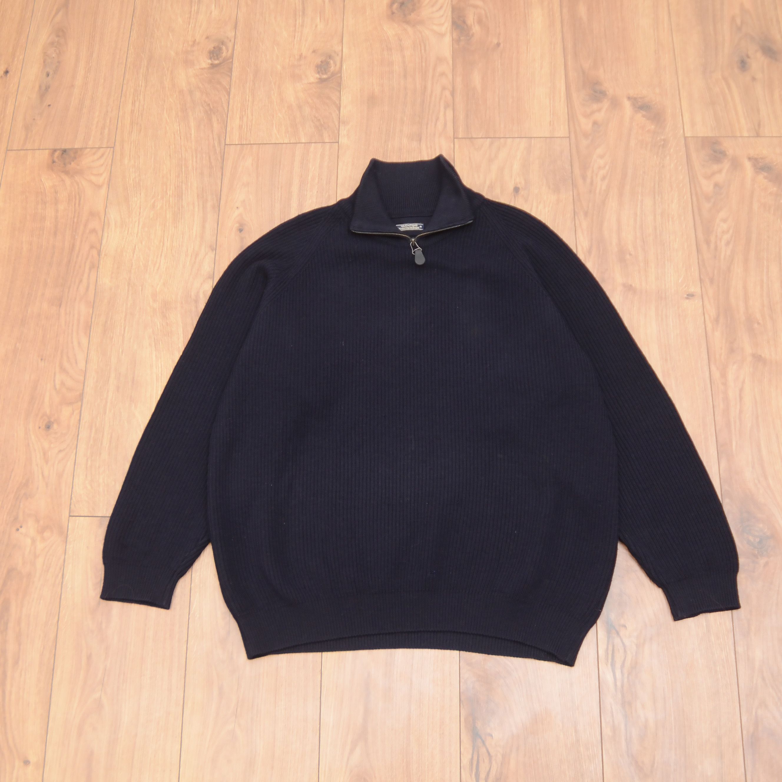 Ermenegildo Zegna Vintage Ermenegildo Zegna Sweater Wool Yachting 1/4 zip Size US XXL / EU 58 / 5 - 1 Thumbnail