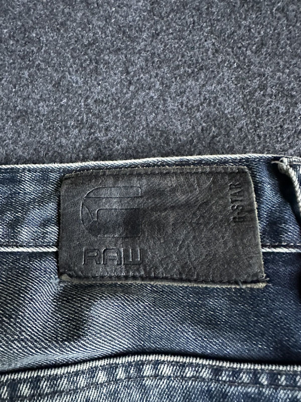 G-Star Y2k Gstar 3301 Tapered Black Wash Denim 34x32 D282 Size US 34 / EU 50 - 7 Thumbnail