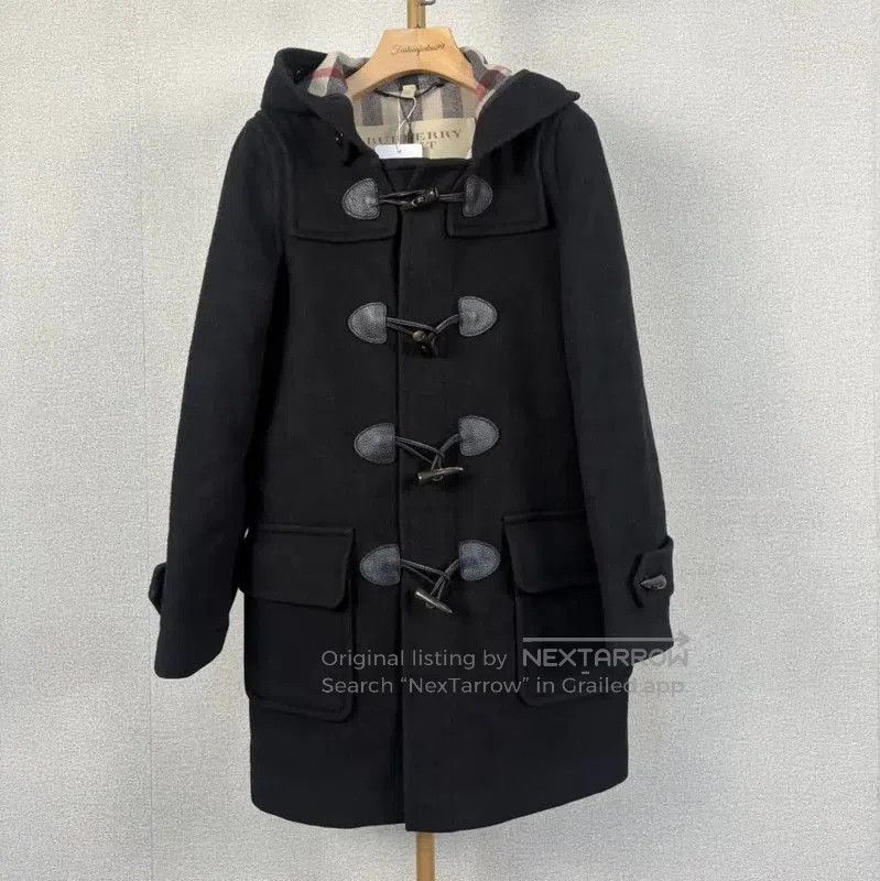 Burberry Burberry Women's Black Wool Duffle Coat. Size S / US 4 / IT 40 - 1 Thumbnail