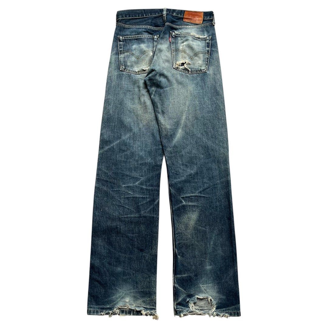 Levi's Levi's big E selvedge distressed Size US 31 - 6 Thumbnail