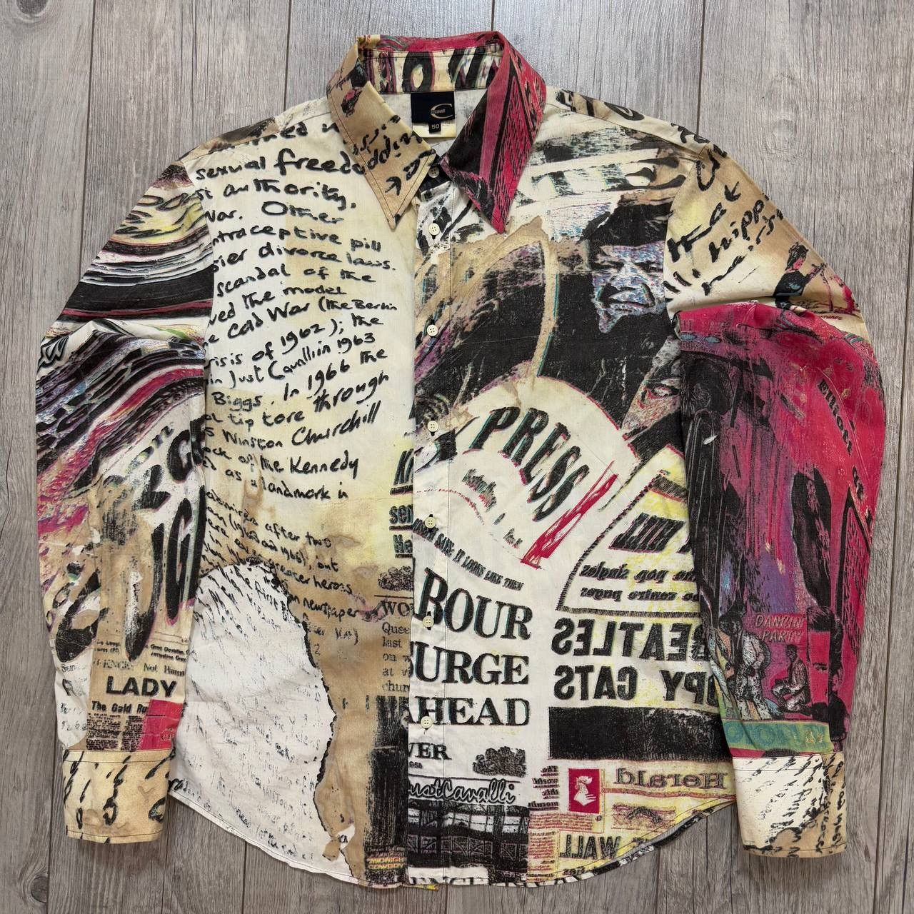 Just Cavalli Just Cavalli Archive Printed Shirt Size US L / EU 52-54 / 3 - 1 Thumbnail