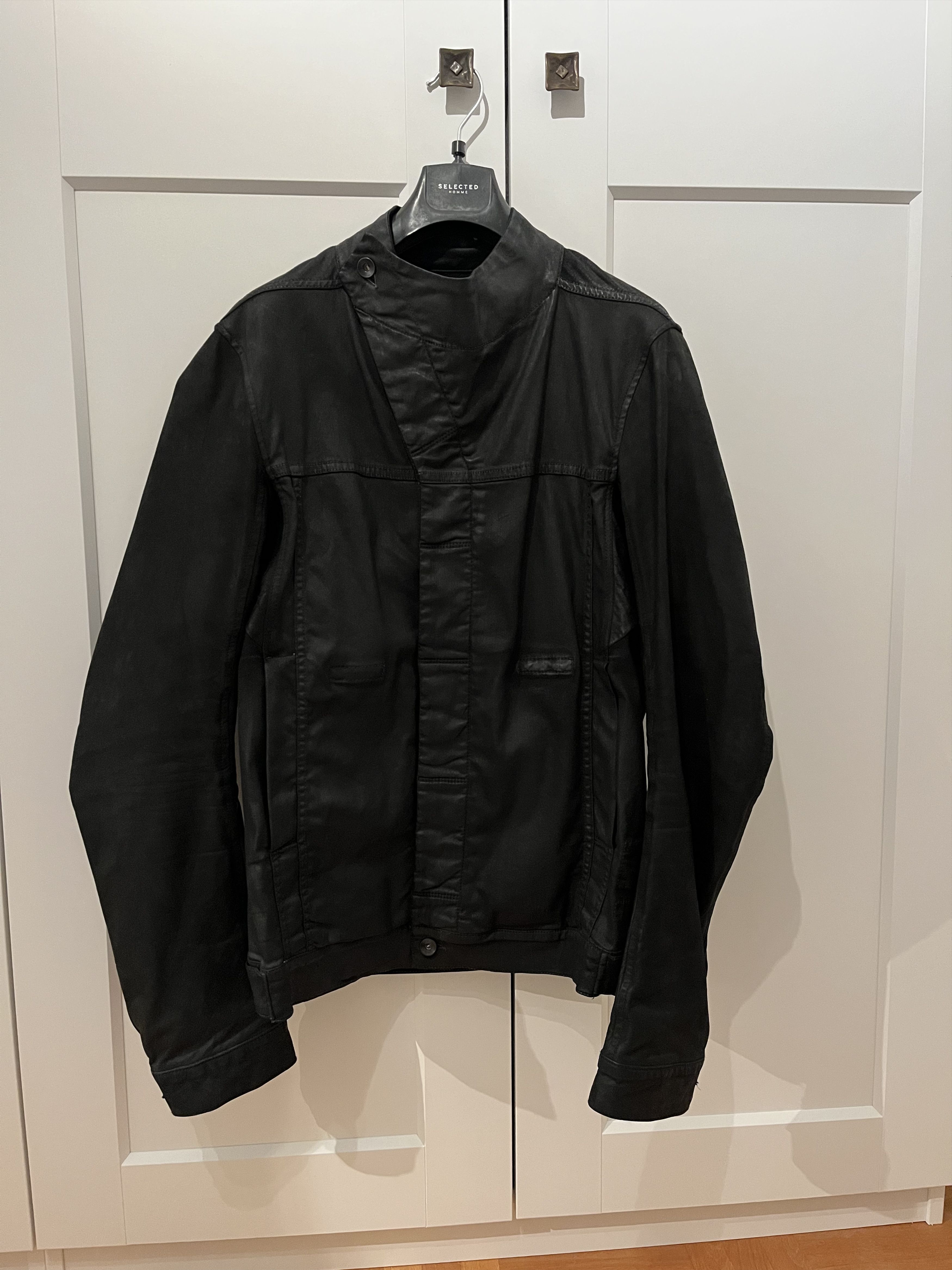 Rick Owens Drkshdw Rick Owens DRKSHDW Leather Sleeve Slave Jacket Size US L / EU 52-54 / 3 - 1 Thumbnail