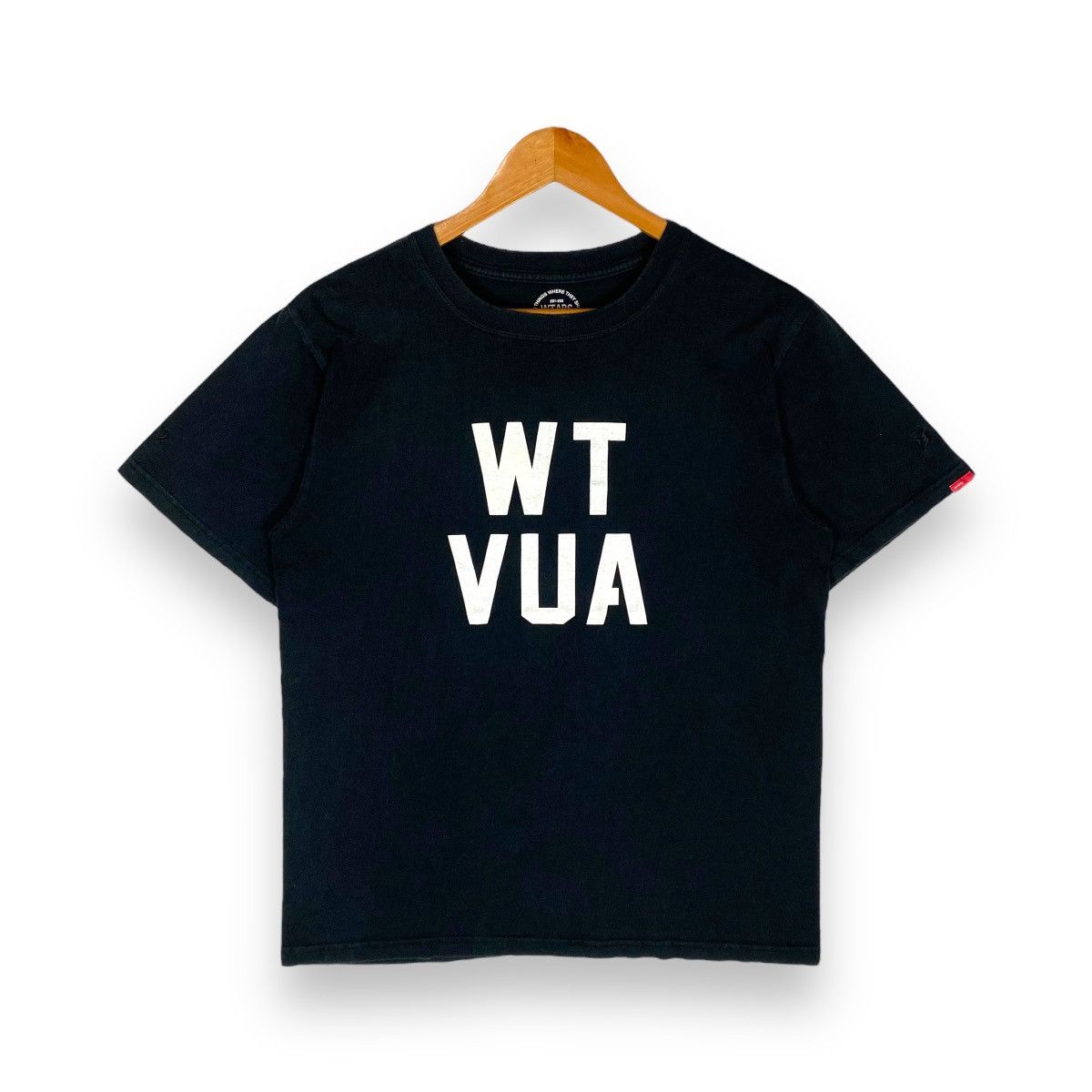 image of Wtaps Wtvua Visual Up Armored Tee in Black, Men's (Size Medium)