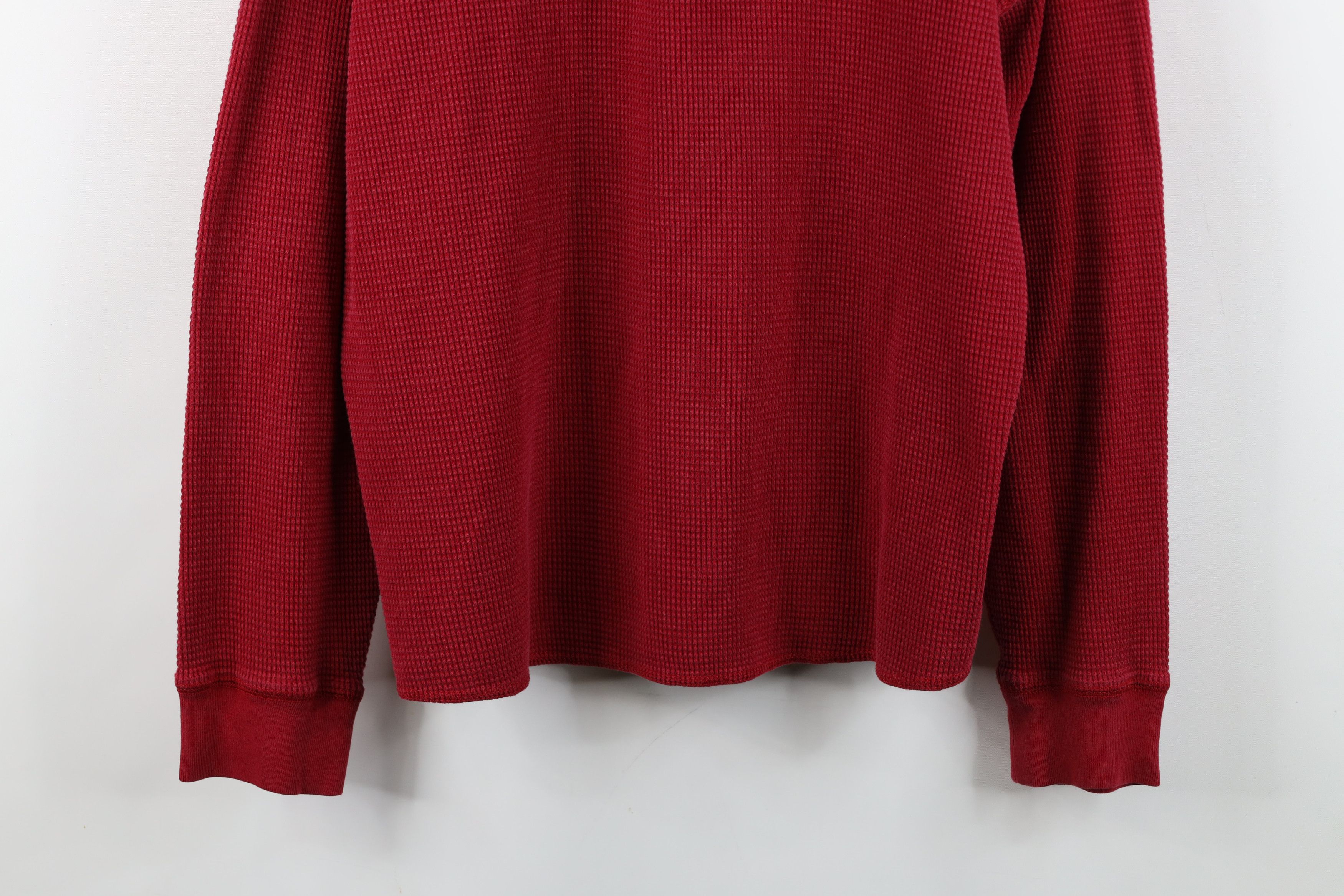 Eddie Bauer Vintage Eddie Bauer Blank Thermal Waffle Knit Henley T-Shirt Size US L / EU 52-54 / 3 - 3 Thumbnail