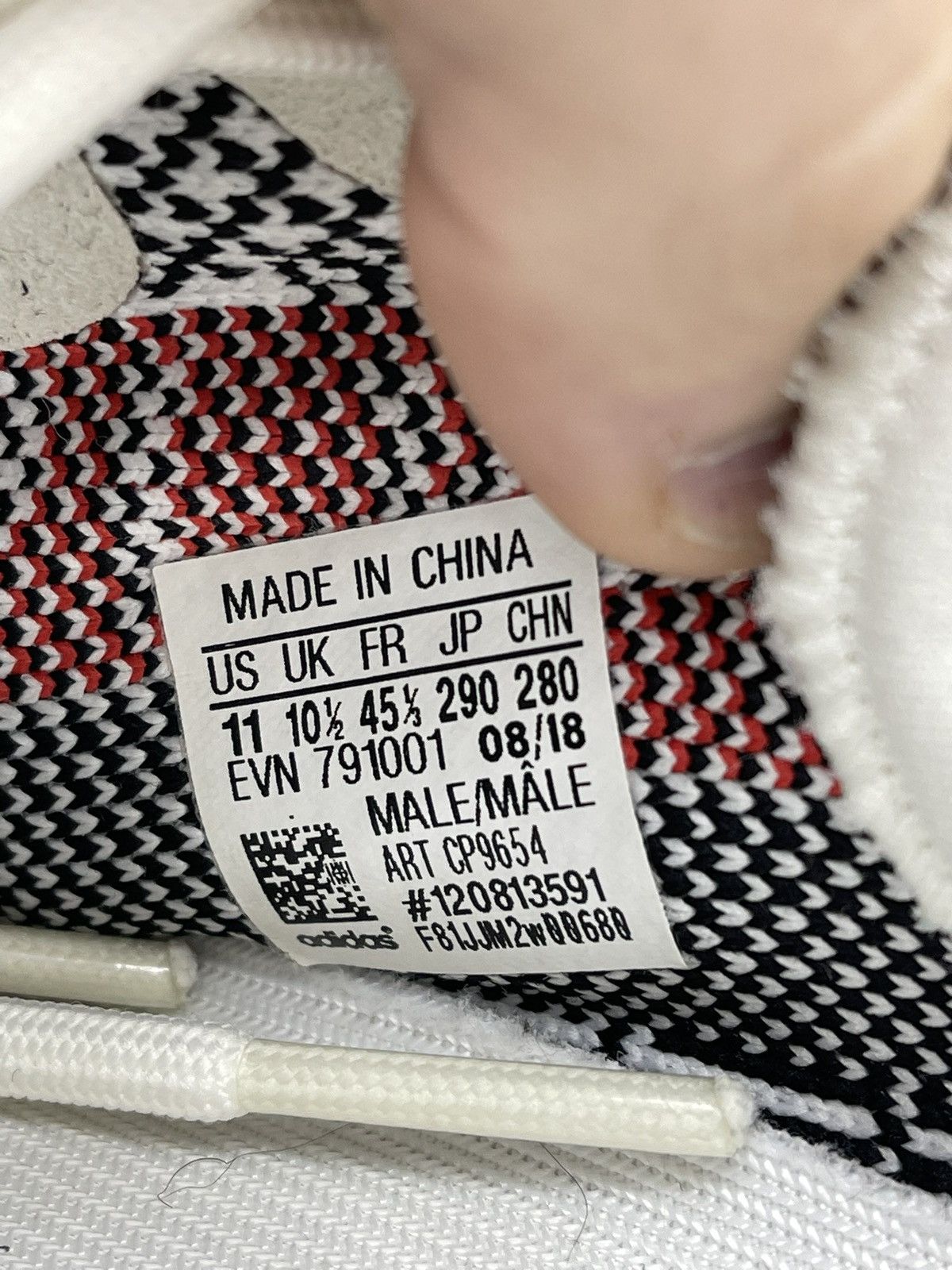 Adidas Size 11 - Adidas Yeezy Boost 350 Zebra Size US 11 / EU 44 - 9 Thumbnail