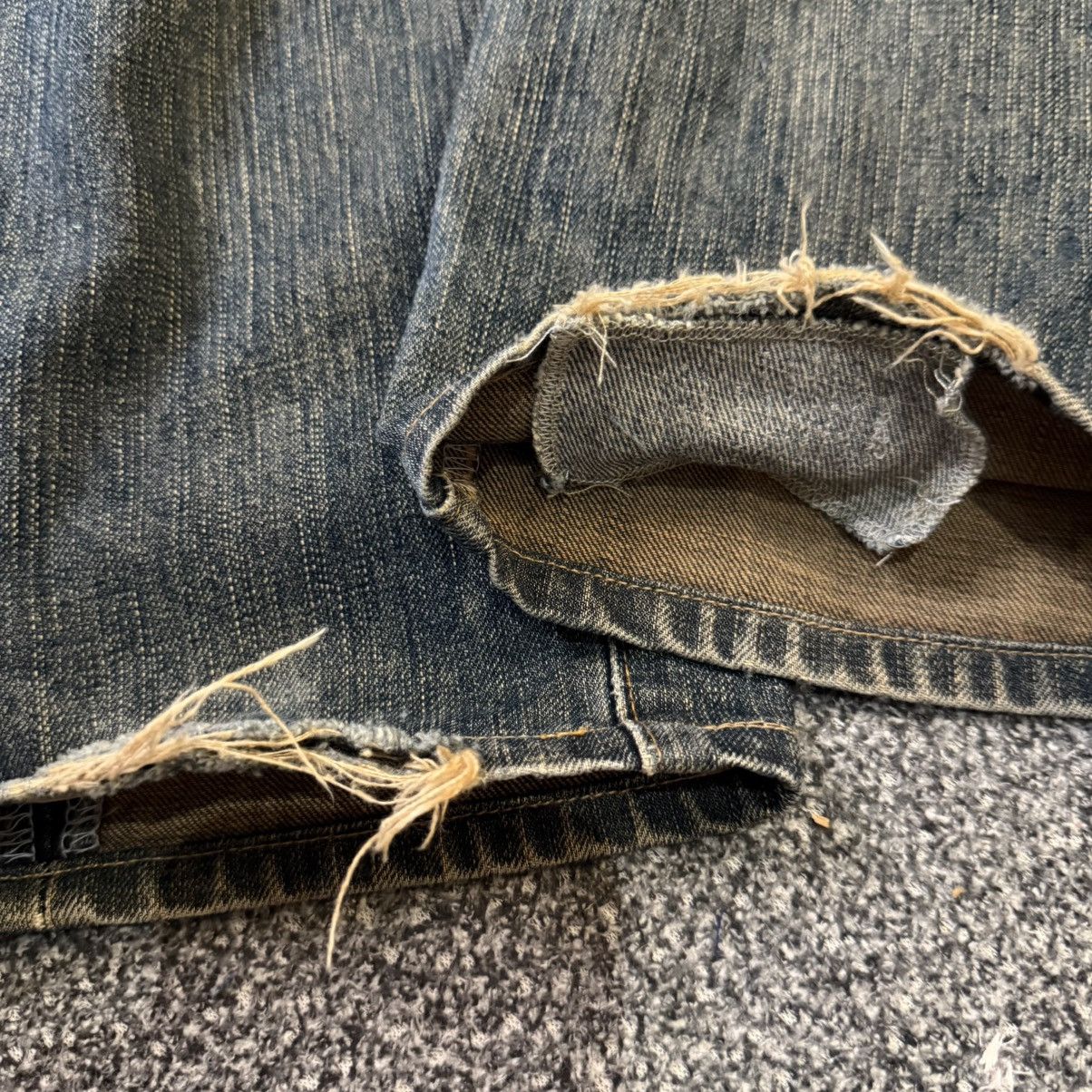 If Six Was Nine 🔥🇯🇵 Japanese Archival Edwin 503 Mud Rusty Denim Size US 30 / EU 46 - 9 Thumbnail