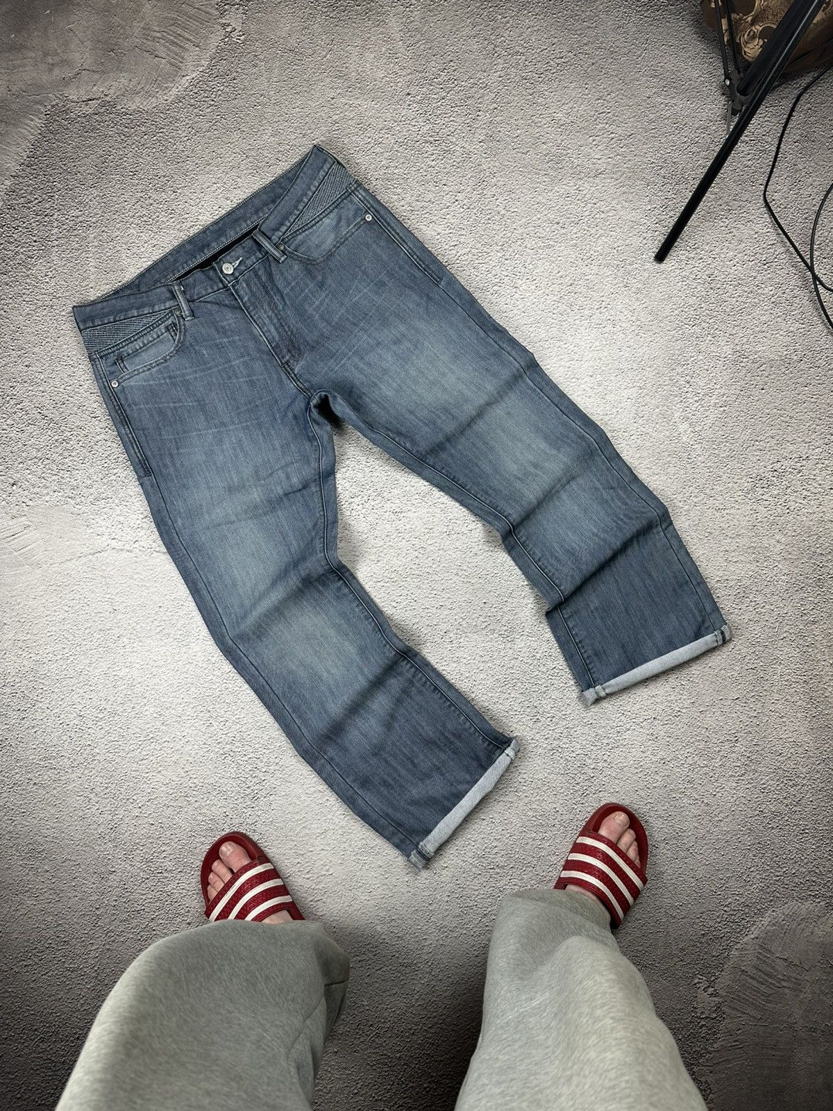 Levi's Vintage Clothing Vintage Levis 527 Denim Jeans Rare 90s Reflective Selvedge Size US 34 / EU 50 - 1 Thumbnail