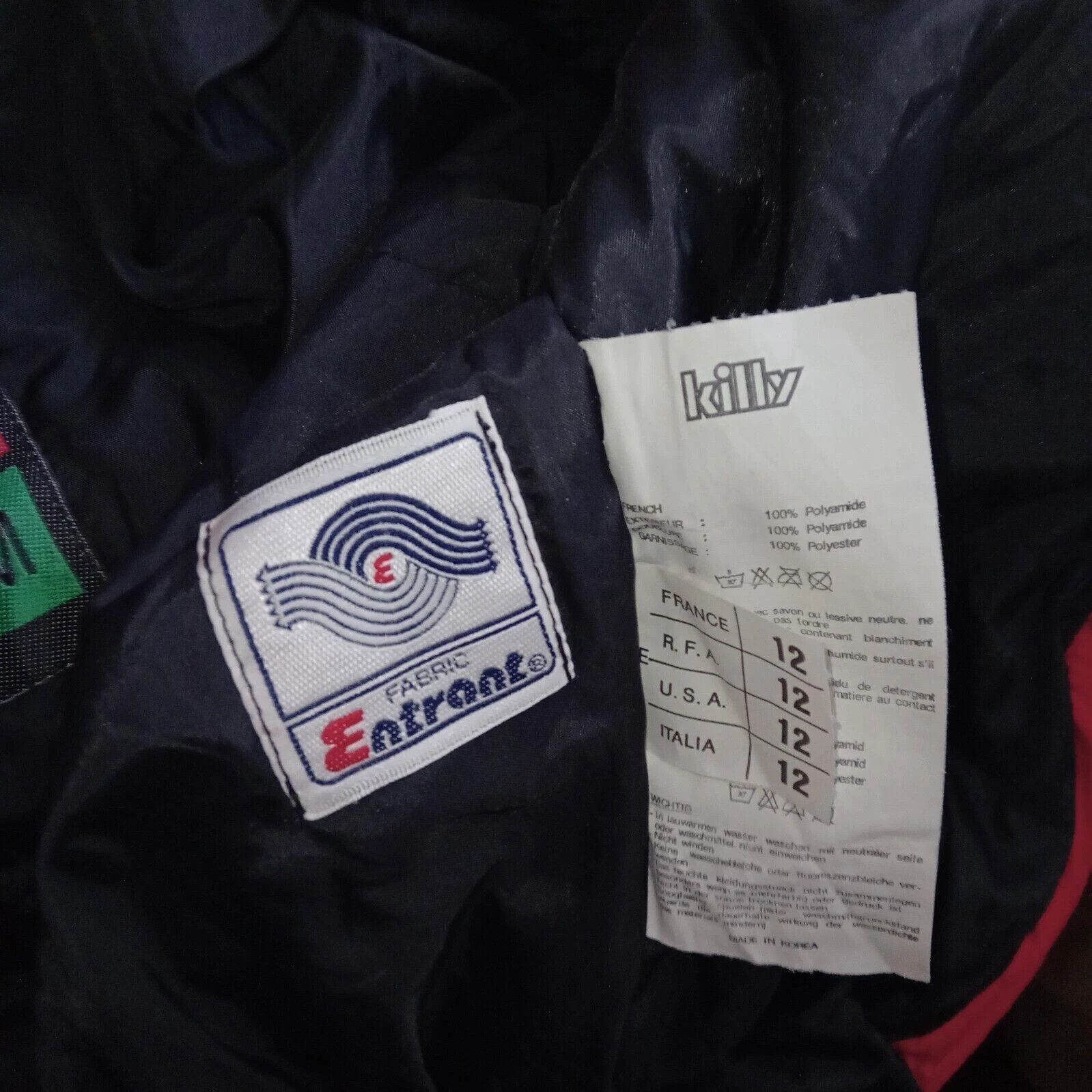 Other Vintage KILLY Red One Piece Ski Suit Snowsuit Sz 12 Size L / US 10 / IT 46 - 9 Thumbnail