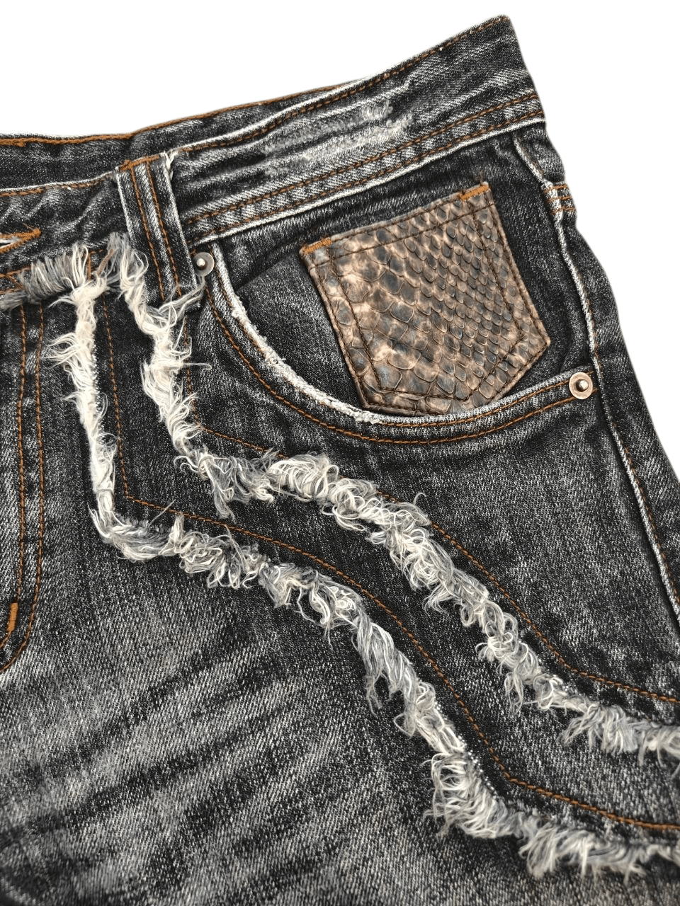 semanticdesign Semantic design destress Flare Denim Size US 33 - 6 Thumbnail
