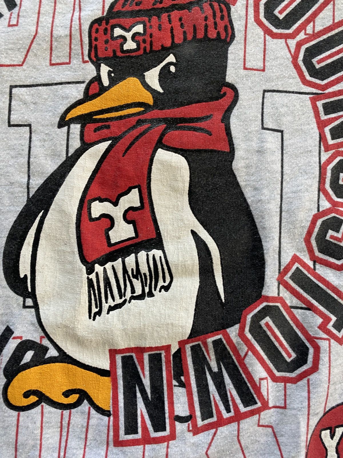 NCAA Vintage ‘93 90s Youngstown Football Champs Single Stitch Tee Size US XL / EU 56 / 4 - 7 Thumbnail