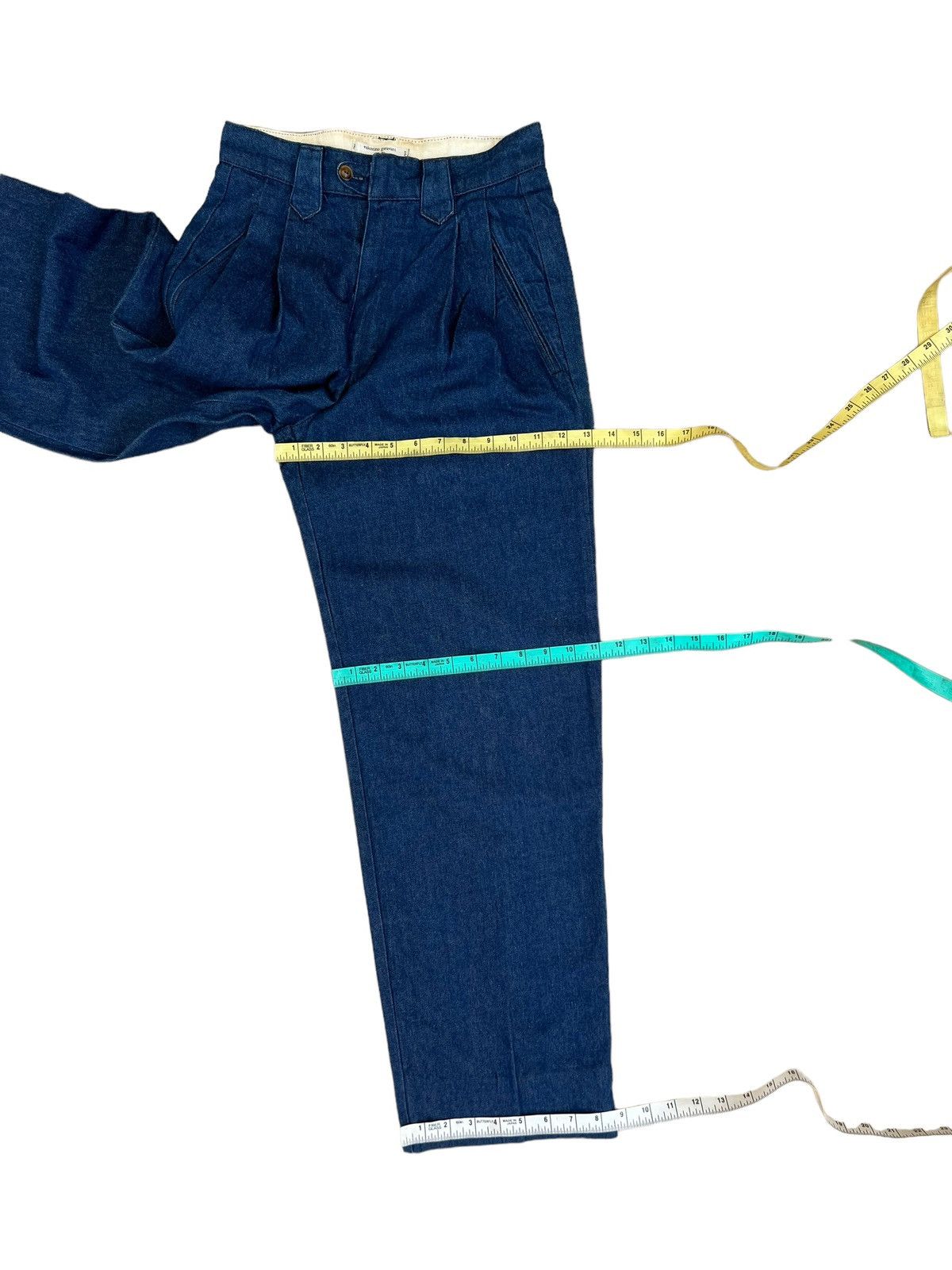 Valentino VALENTINO GARAVANI JEANS Air- Navy Baggy Denim Trouser Size US 28 / EU 44 - 4 Thumbnail
