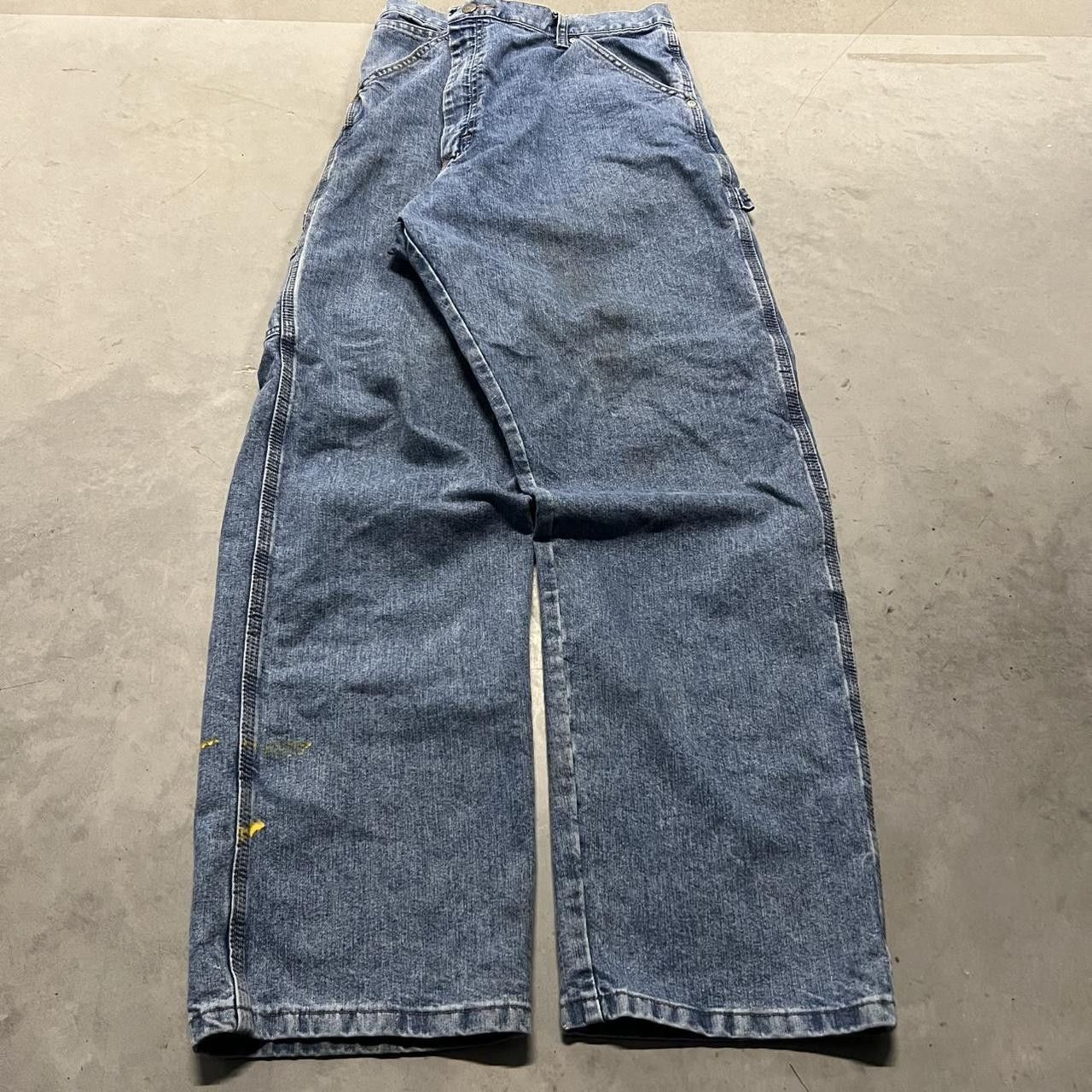 Carhartt Vintage Y2K/2000s Baggy Carhartt Style Medium wash workwear Style Carpenter Jeans! Size US 38 / EU 54 - 2 Thumbnail