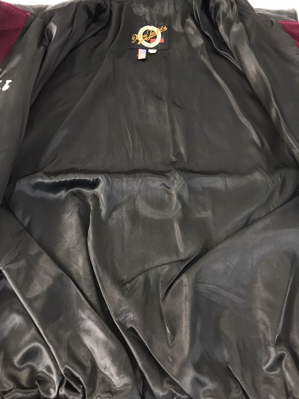 Vintage Dehen Indianna Varsity Jacket Leather Sleeve Wool Inner Size US XL / EU 56 / 4 - 6 Thumbnail