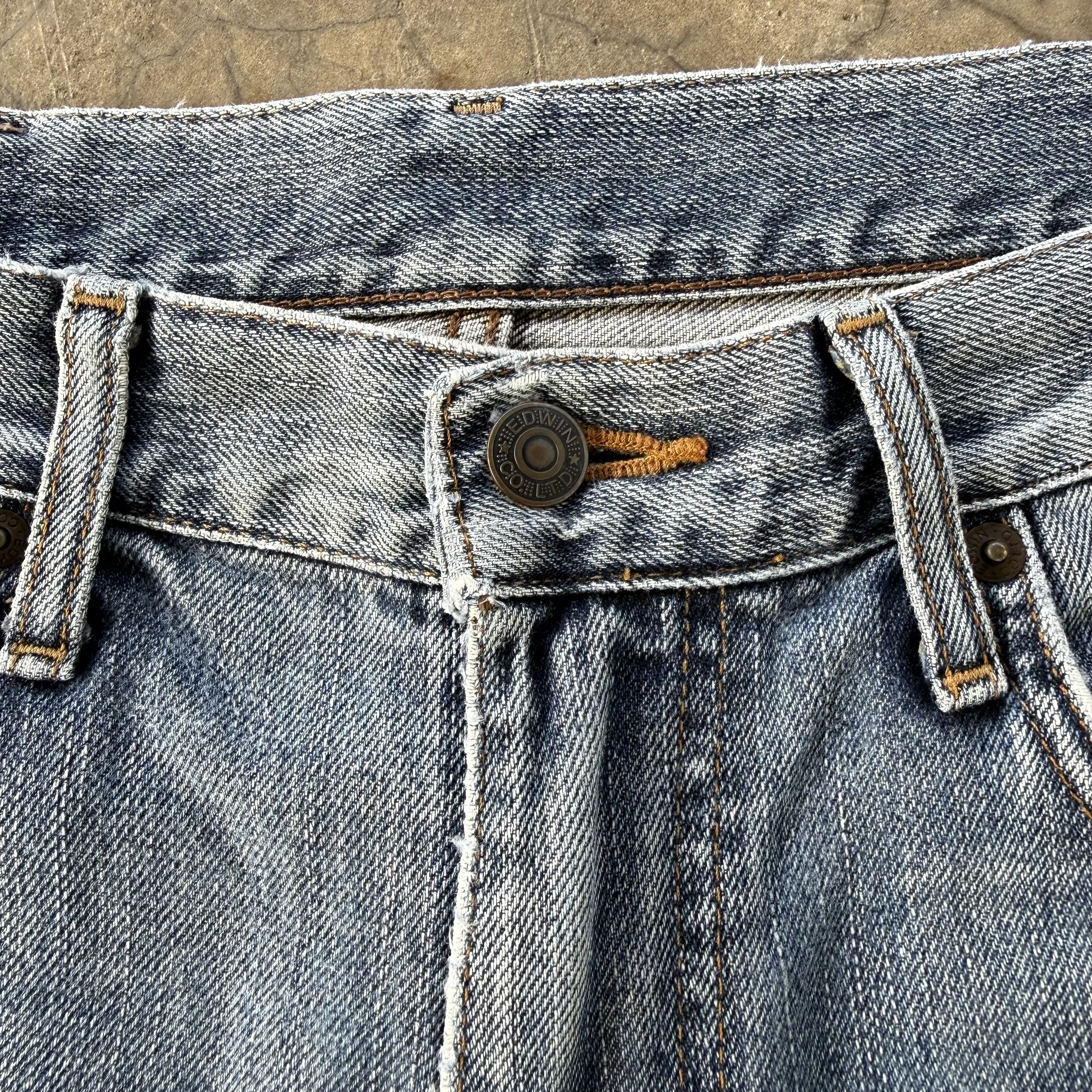 Edwin Vintage Edwin Faded Denim Jean W32 Size US 32 / EU 48 - 4 Thumbnail