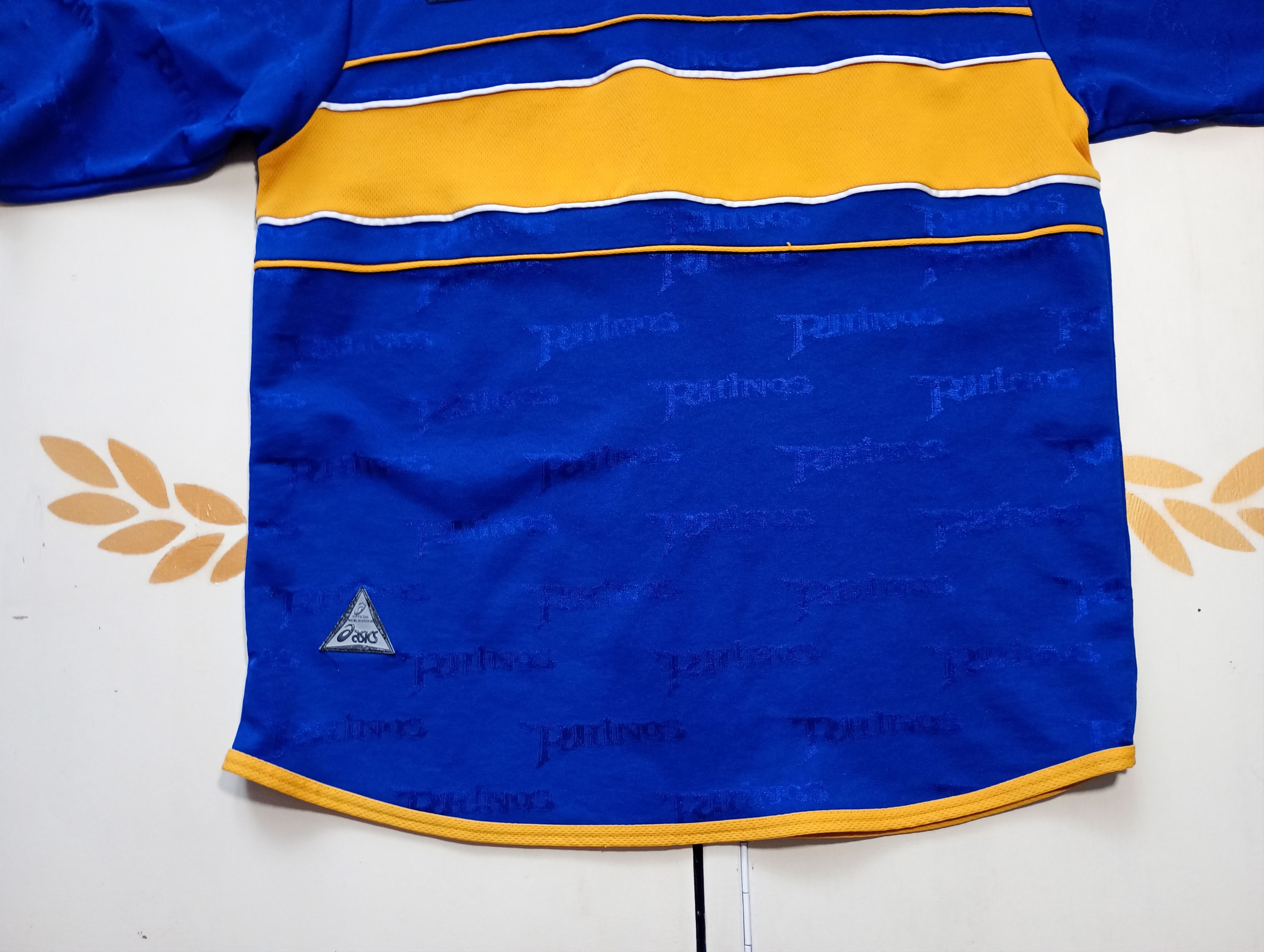 Asics Asiscs Leeds Rhinos Home Rugby Shirt 2000 Size US L / EU 52-54 / 3 - 3 Thumbnail