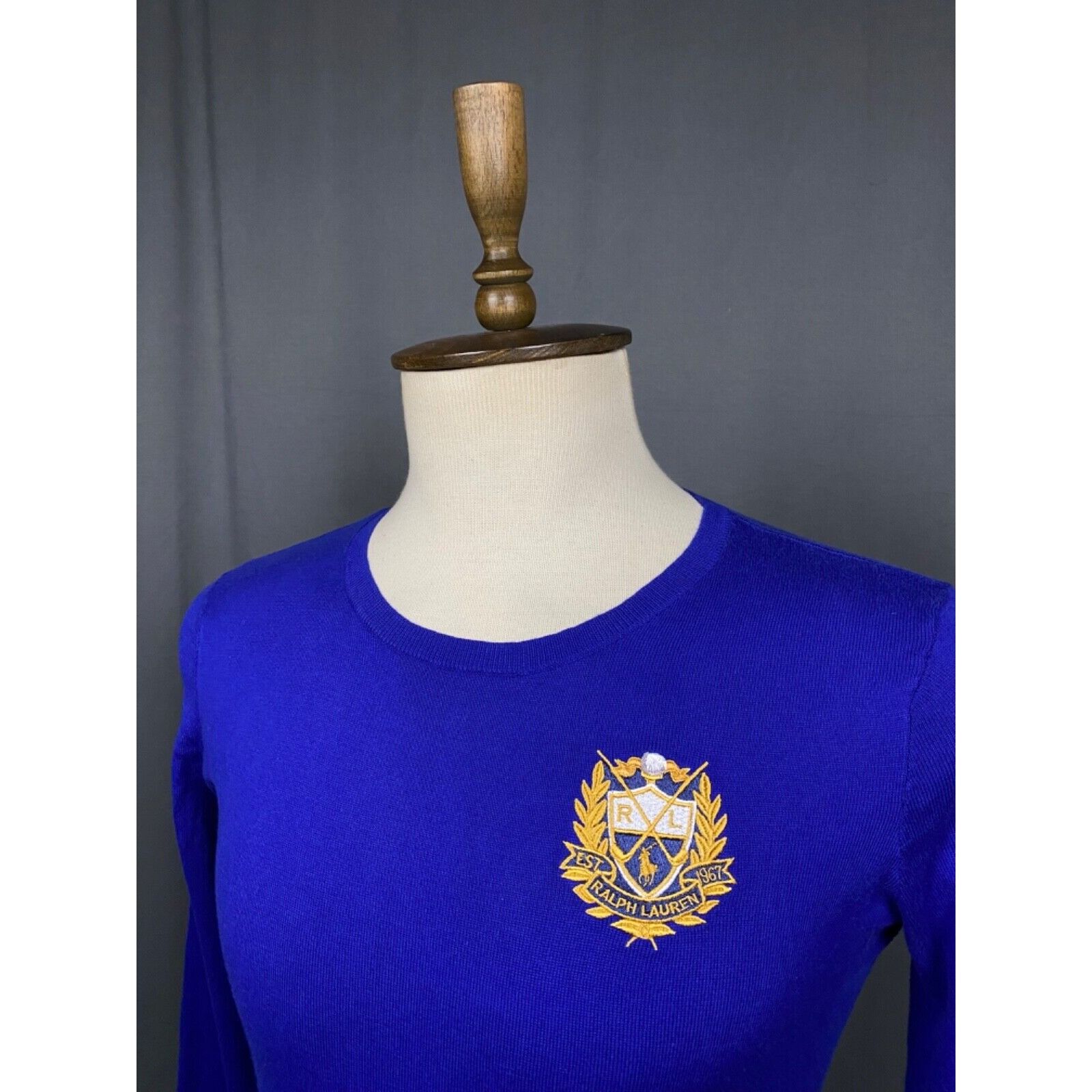 Ralph Lauren Blue Label MINT! Ralph Lauren Blue Label Big Logo Men's Blue Crewneck S Size US M / EU 48-50 / 2 - 6 Thumbnail