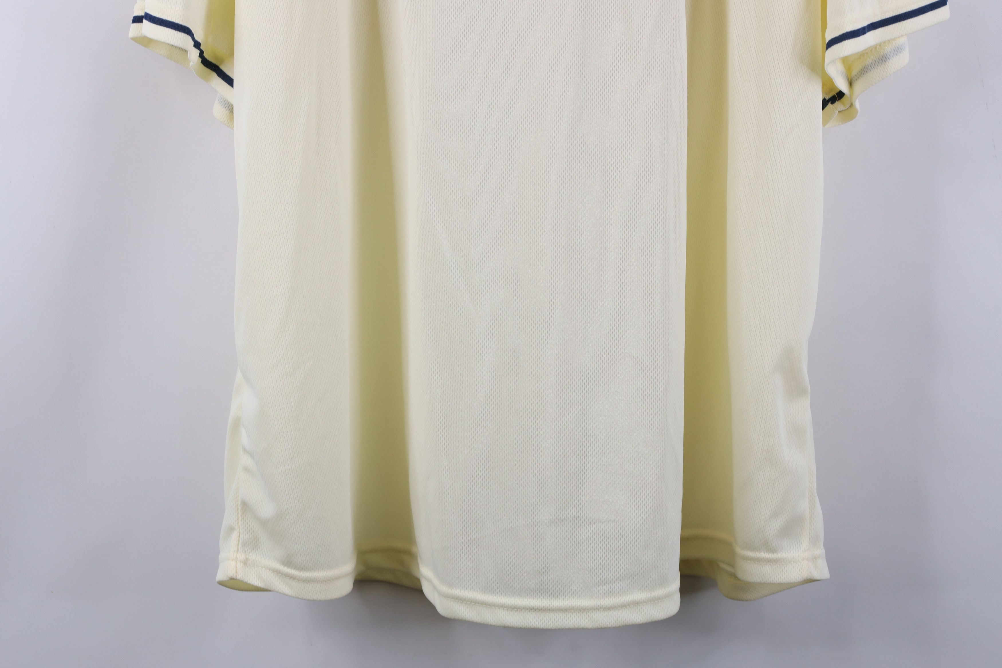 Vintage Vintage Y2K Negro League Detroit Stars Baseball Jersey Cream Size US XXL / EU 58 / 5 - 15 Thumbnail