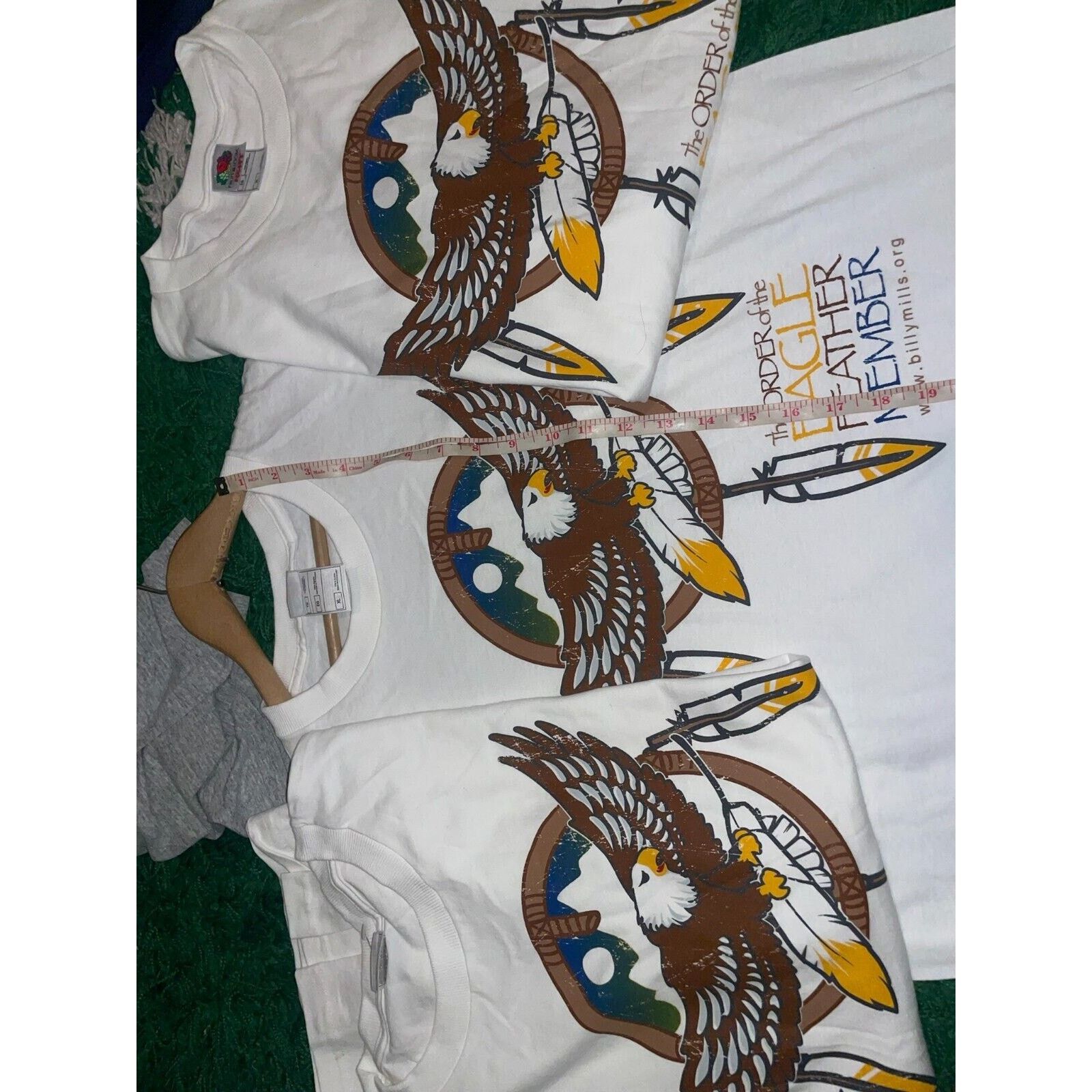 Fruit Of The Loom Vintage Eagle Shirt The Order Of The Eagle Billy Mills Shirt Size US XL / EU 56 / 4 - 10 Thumbnail