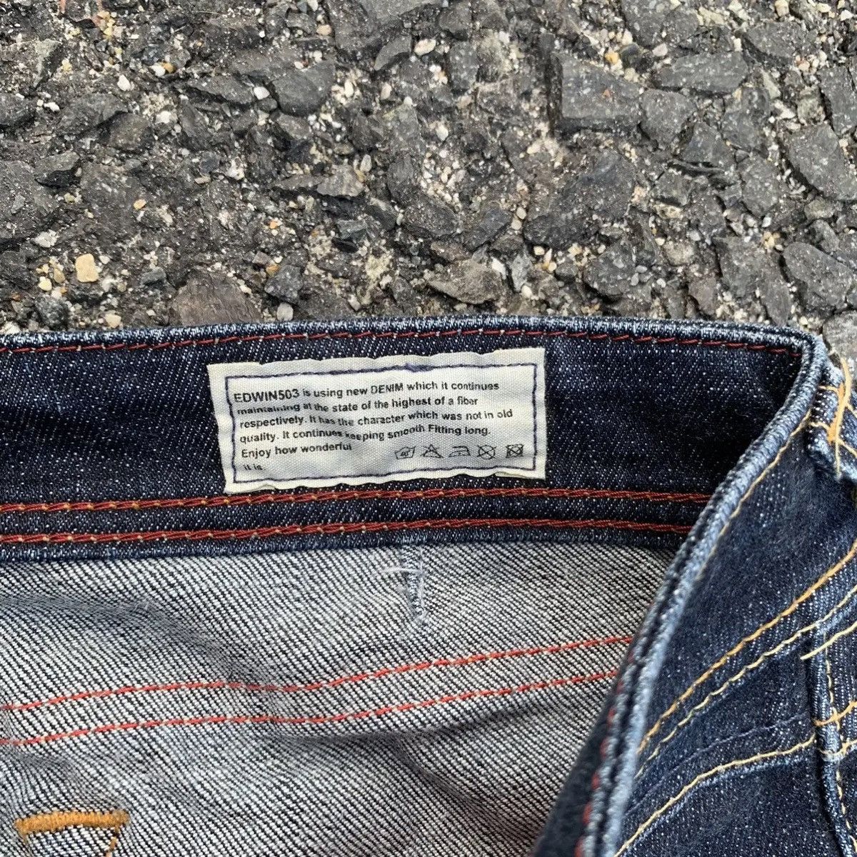 Jean Vintage Edwin 551 Jeans 30x31 Flare/Bootcut Denim Pants Size US 30 / EU 46 - 8 Thumbnail