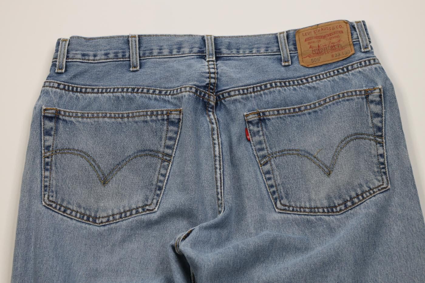 Levi's Vintage Y2K 2003 Levis 505 Regular Straight Leg Denim Jeans Size US 38 / EU 54 - 13 Thumbnail
