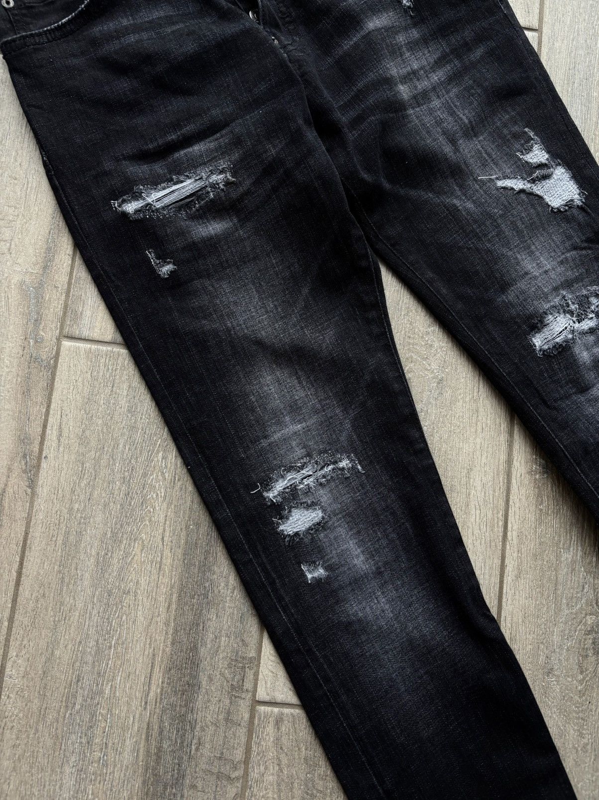Dsquared2 Dsquared2 Skater Jeans Black Size 44 Distressed Designer Size US 30 / EU 46 - 6 Thumbnail