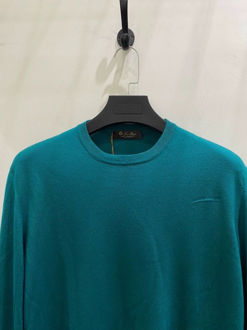 Loro Piana LORO PIANA Men's Crewneck Sweater Size US M / EU 48-50 / 2 - 2 Thumbnail