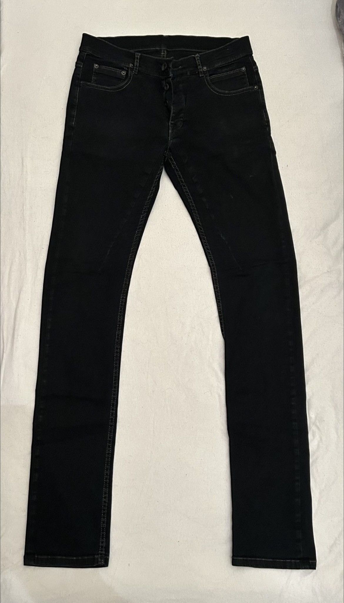 Rick Owens Drkshdw Rick Owens Drkshdw wax denim Size US 30 / EU 46 - 1 Thumbnail