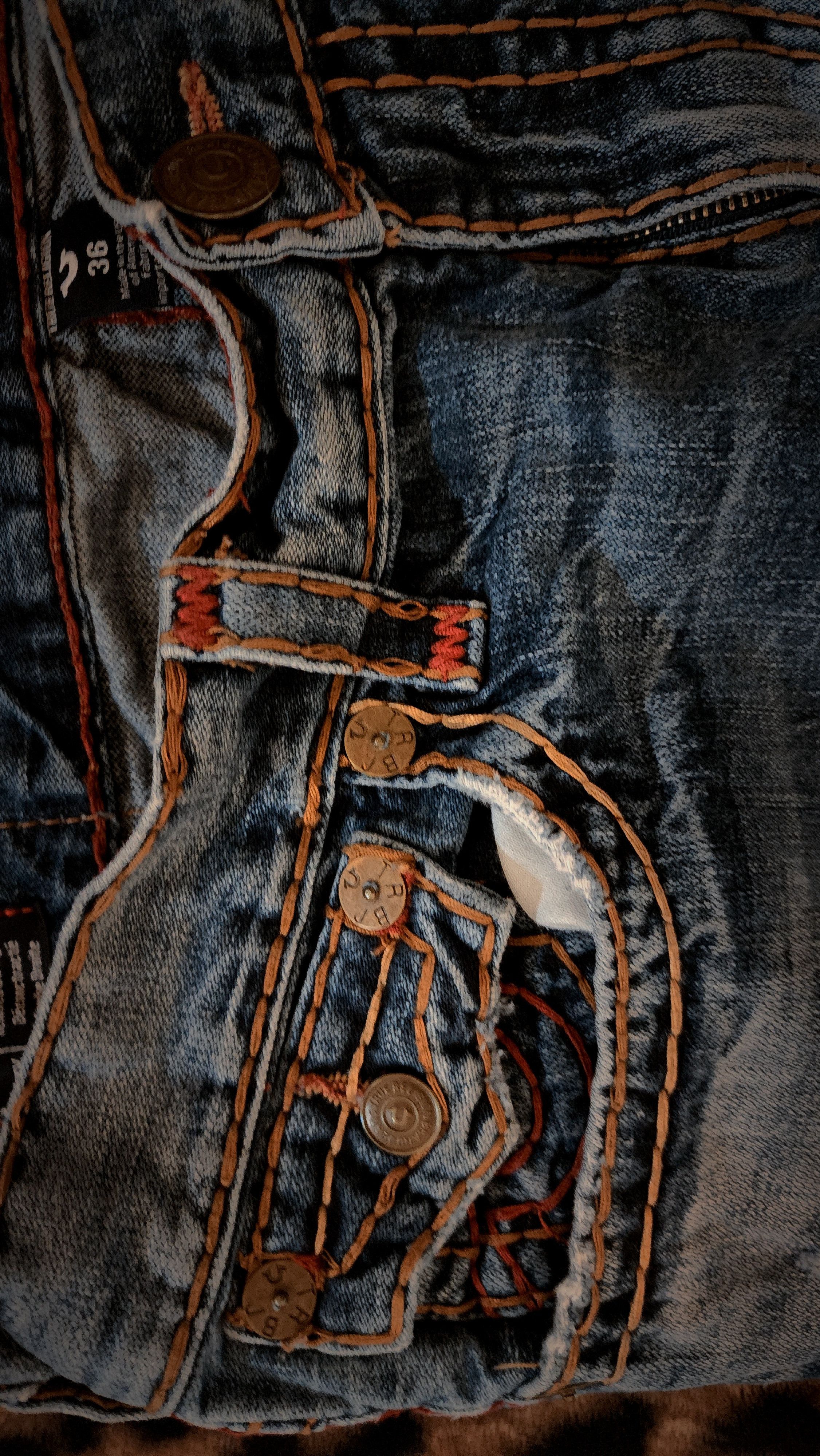 True Religion True Religion Super T Vintage Jeans Size US 36 / EU 52 - 16 Thumbnail