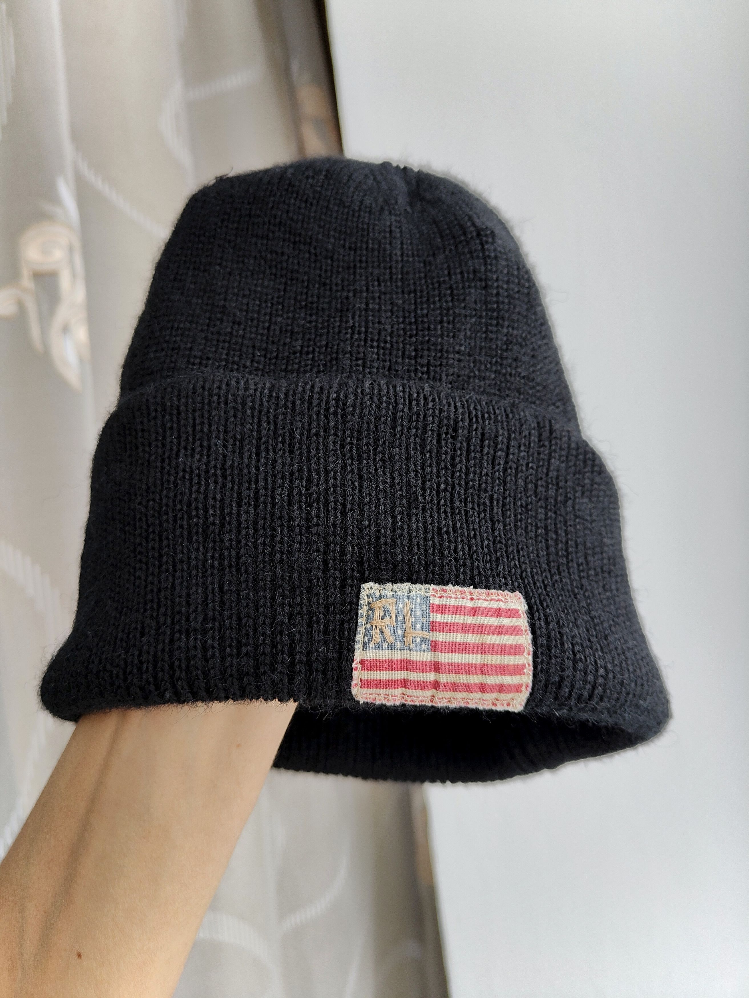 Ralph Lauren Vintage Polo Ralph Lauren Wool Beanie Hat Polo Jeans RL USA Size ONE SIZE - 3 Thumbnail
