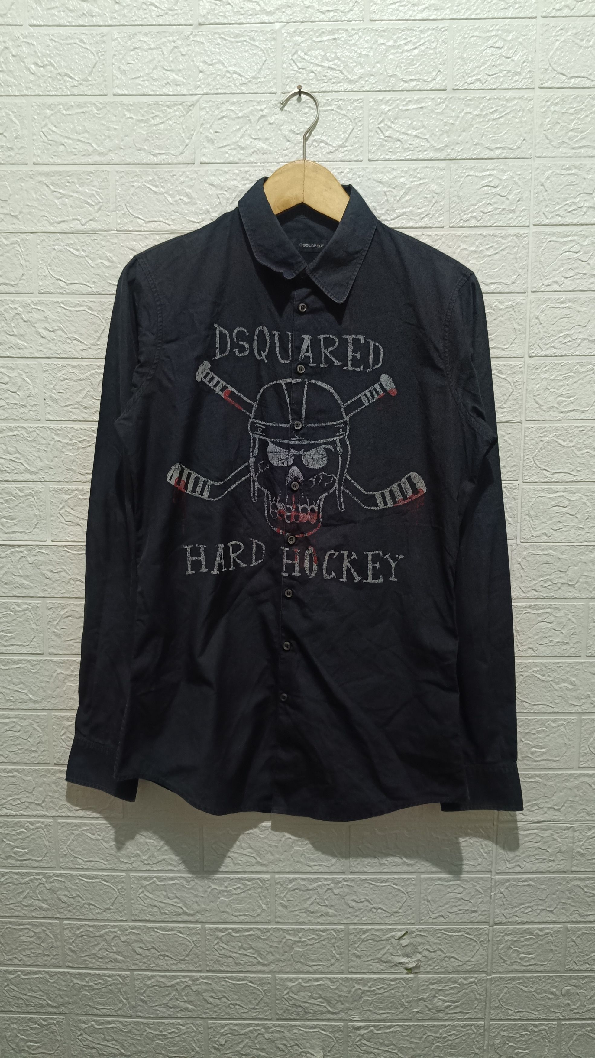 Dsquared2 DsQuared hard hockey shirt button up Size US S / EU 44-46 / 1 - 1 Thumbnail