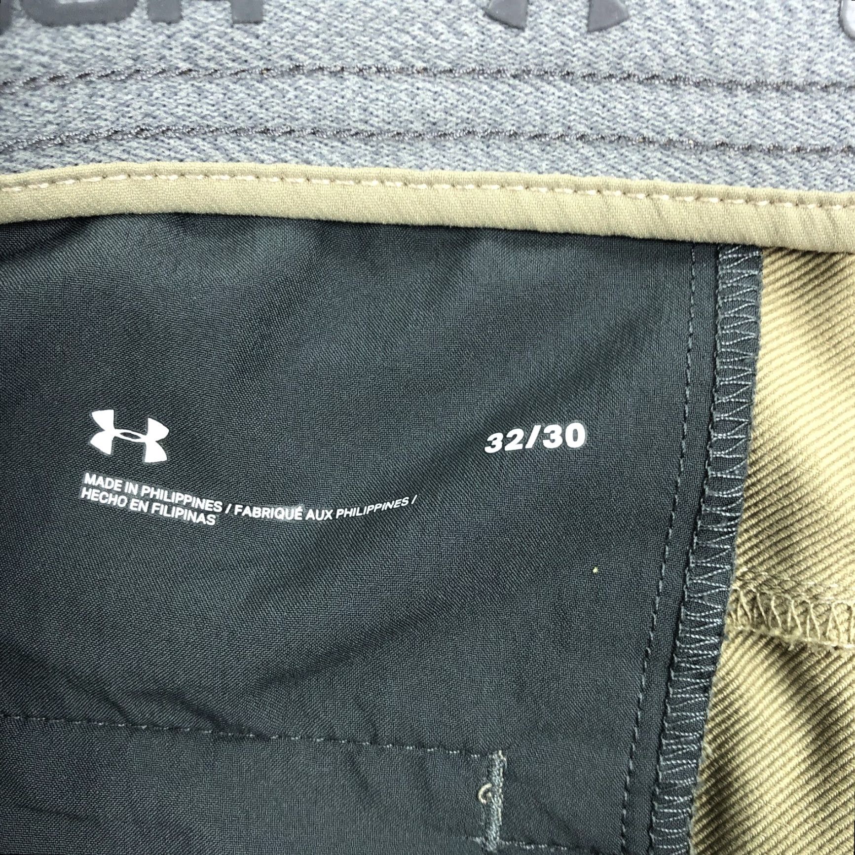 Under Armour Under Armour Men's Tan Khaki Performance Flat Front Golf Pants 32x30 Slant Pockets Breathable Stretch Size US 32 / EU 48 - 7 Thumbnail