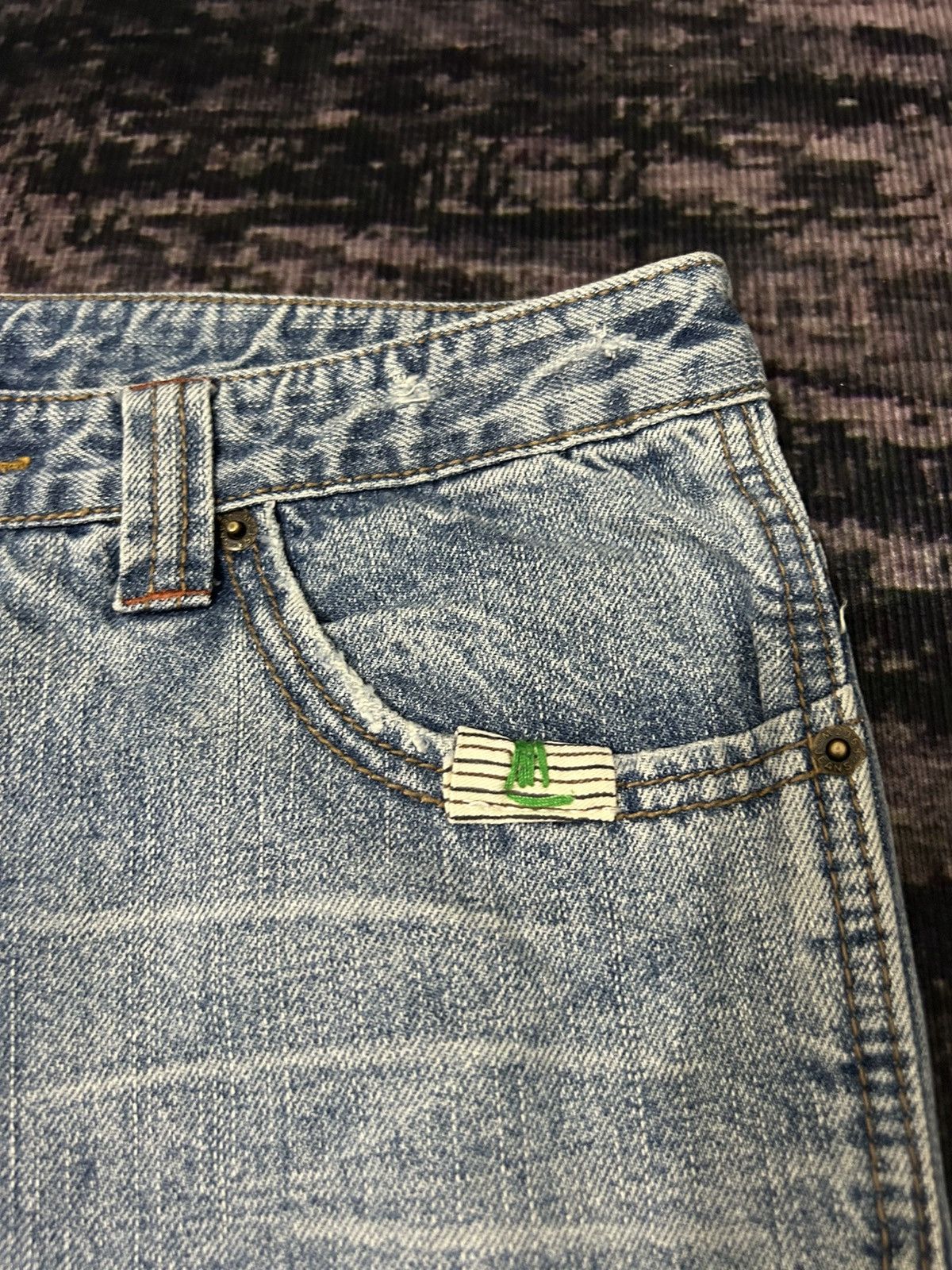 Japanese Brand Vintage Clef De Sol Ripped Jeans Size US 31 - 9 Thumbnail