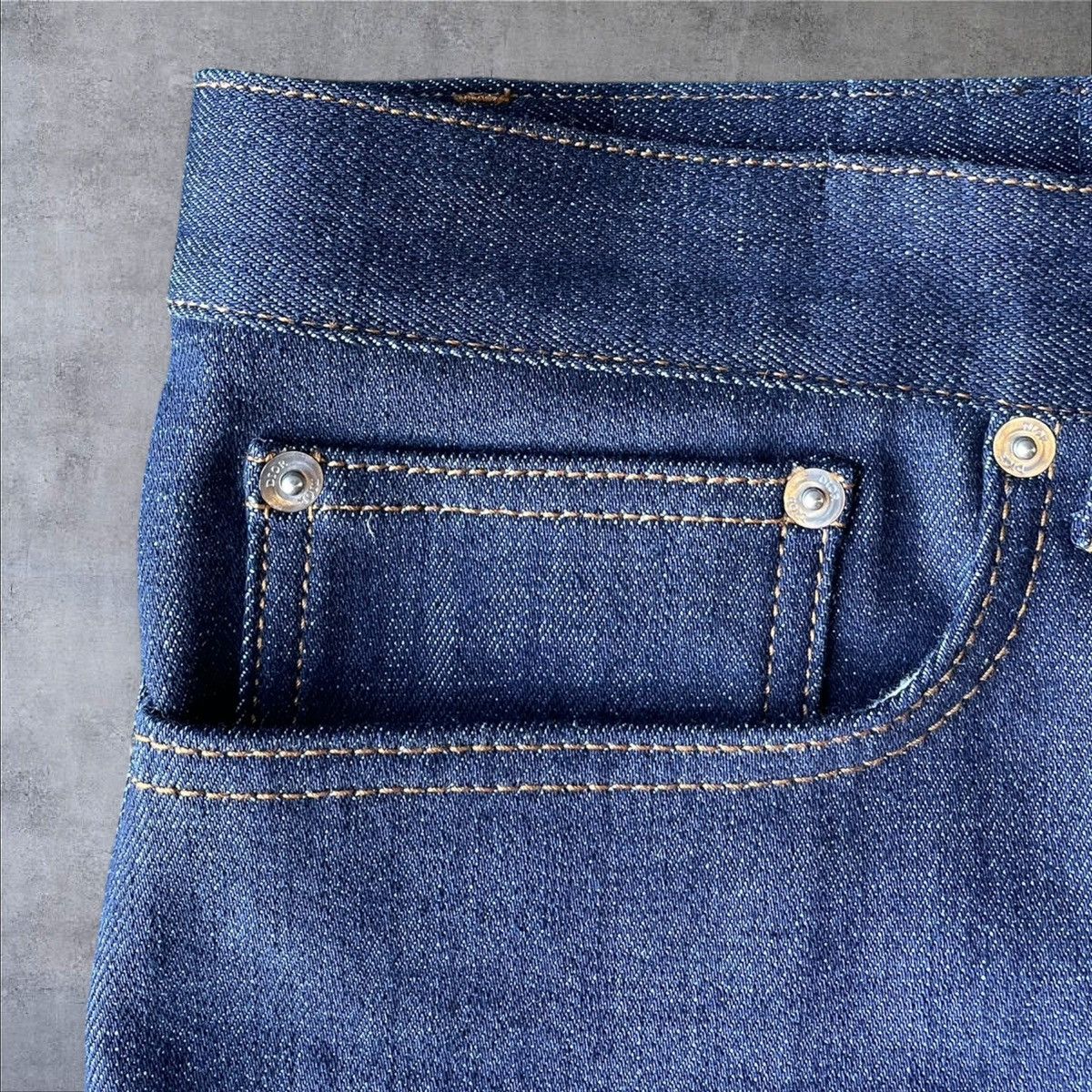 Dior USED CHRISTIAN DIOR CUFF DENIM JEANS SLIM 17.5 SIZE 34 Size US 34 / EU 50 - 3 Thumbnail