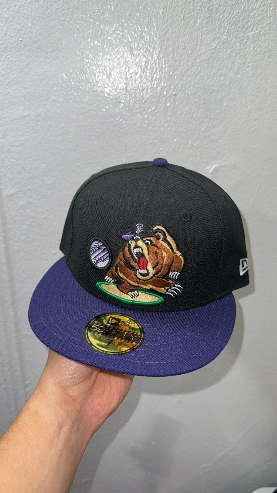 New Era New Era 59fifty black Fresno grizzlies fitted hat size 7 Size ONE SIZE - 1 Thumbnail