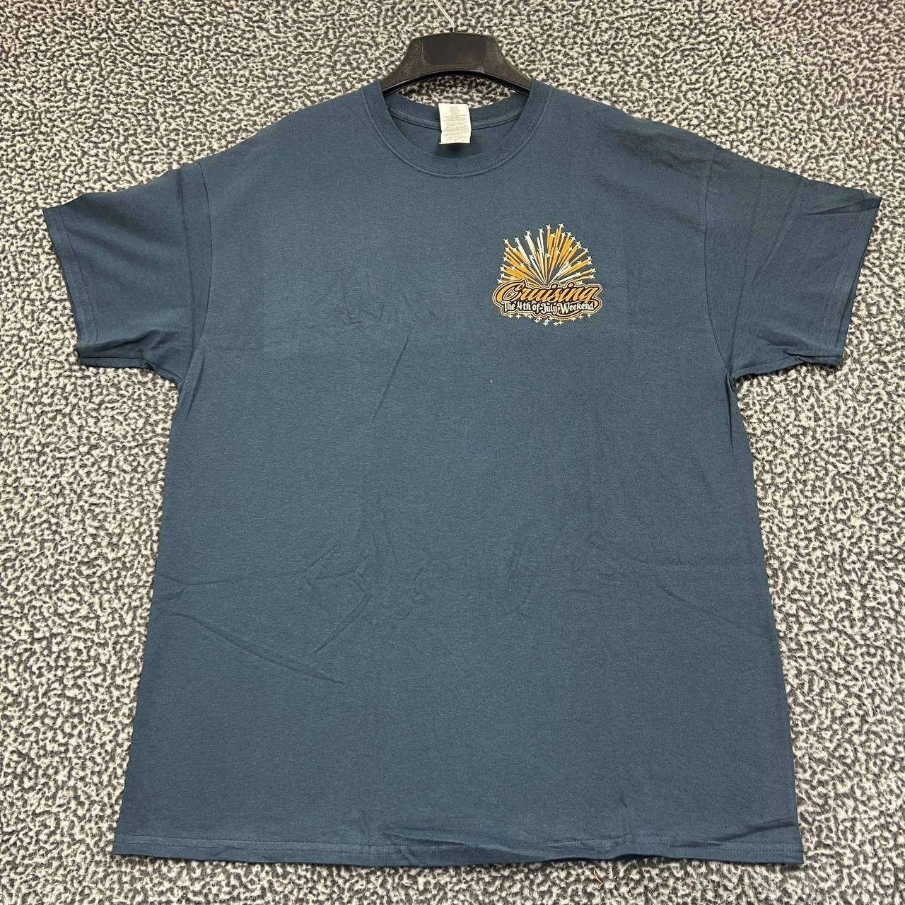 Gildan Vintage Cruising the 4th of July Weekend Shirt Men XL New Size US XL / EU 56 / 4 - 2 Thumbnail