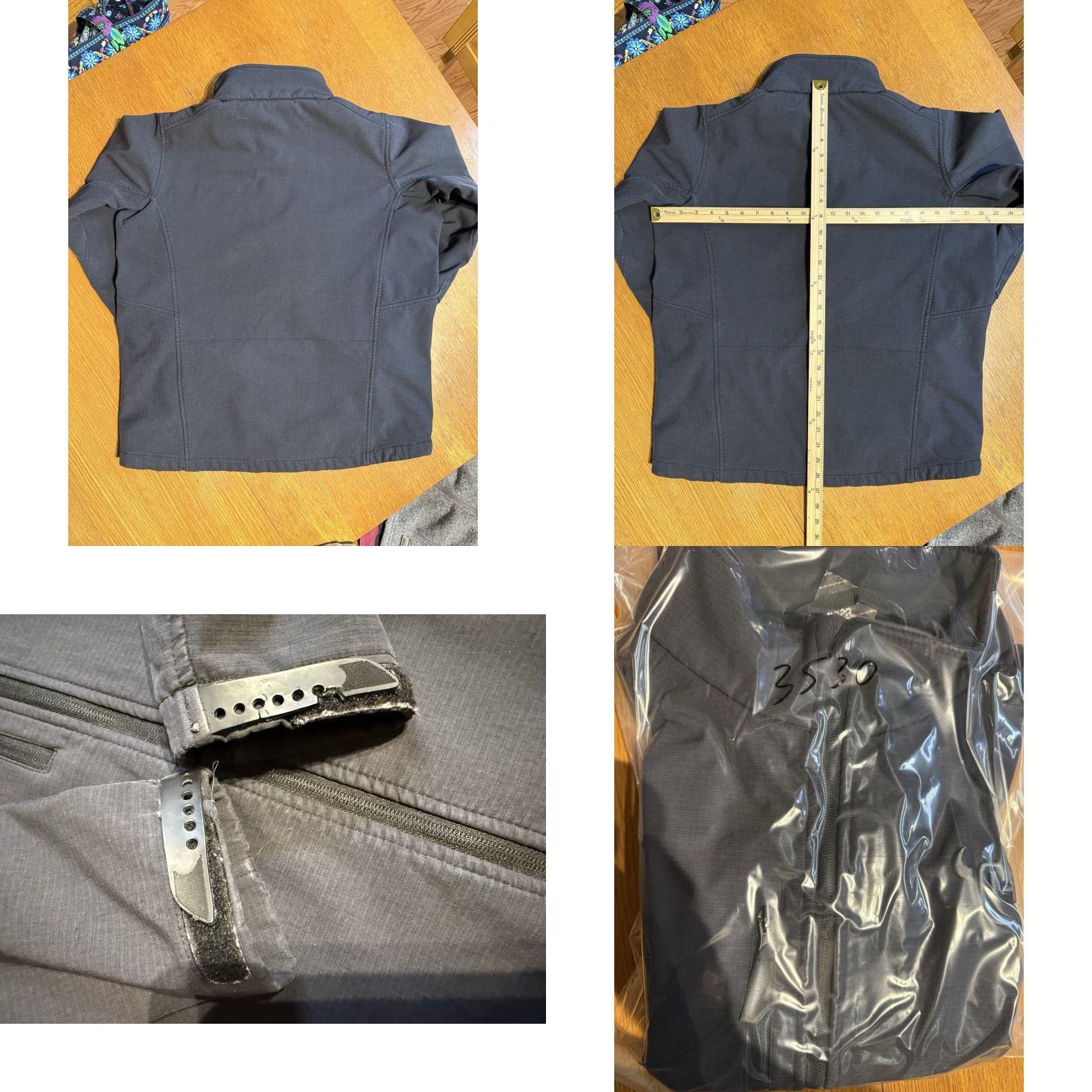Cowboy Hardware Softshell Jacket Mens M Black Lined Western Wind 