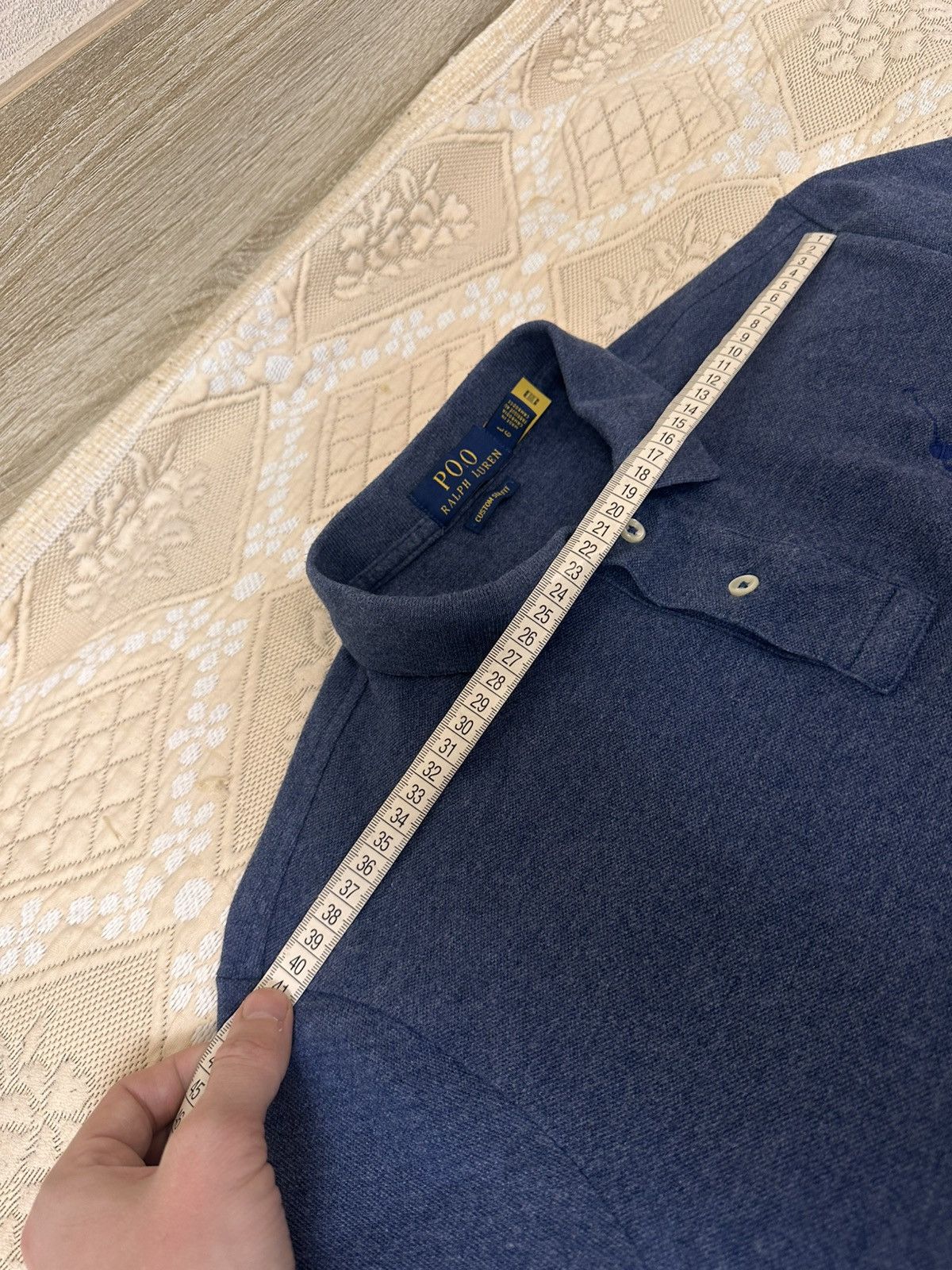 Polo Ralph Lauren 🔥 POLO RALPH LAUREN RUGBY SLIM SHIRT BIG PONY Y2K CHIEF KEEF Size US L / EU 52-54 / 3 - 11 Thumbnail